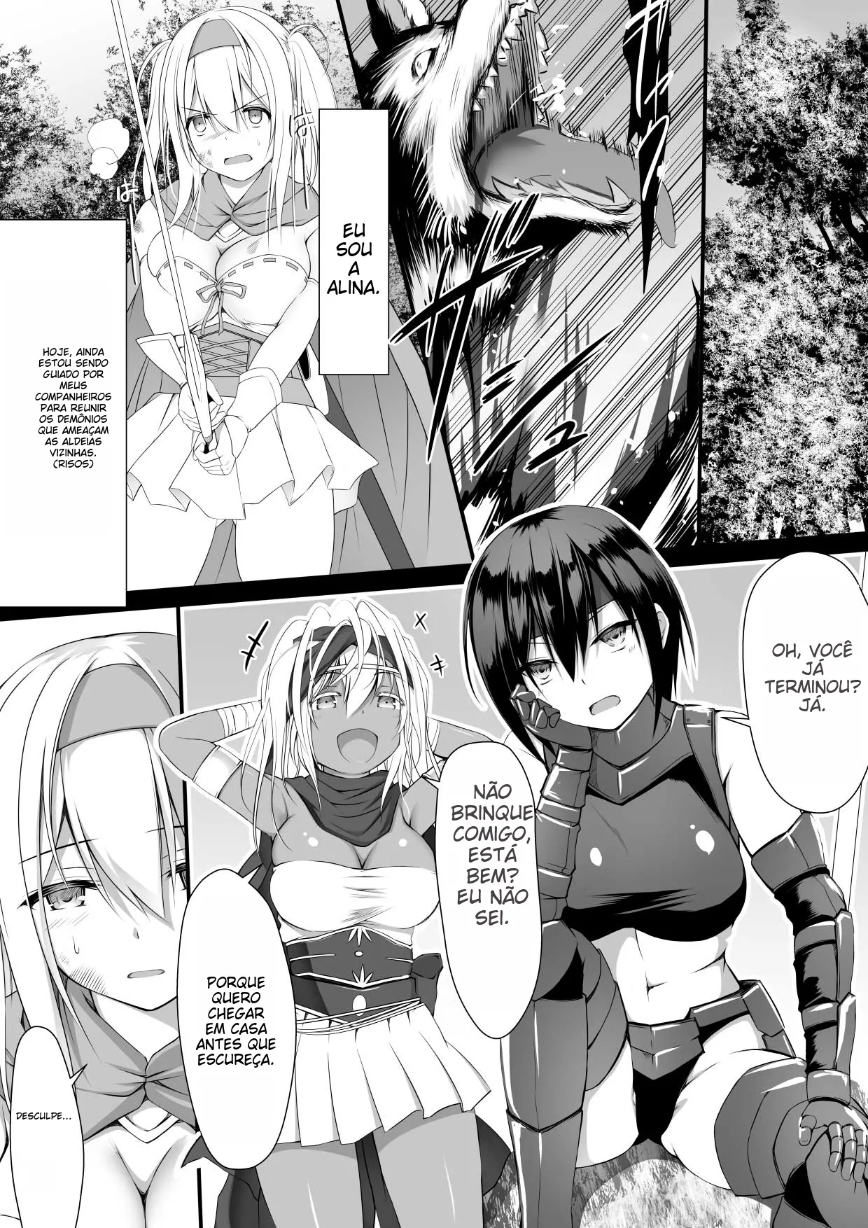 [Black Cocoon (Kuromayu)] Jutai no Kenshi-tachi [Portuguese-BR] (TR-95) 이미지 번호 3