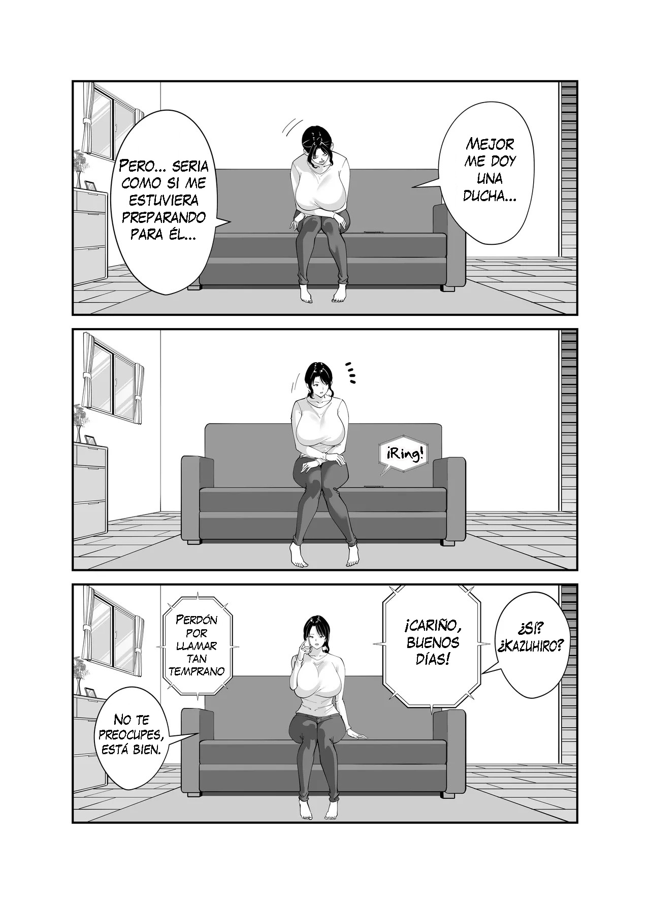 [Bento Over (Akino Oroshi)] Doukyuusei no Okaa-san｜La madre de mi compañero de clase [Spanish] [K-le Traducciones] 58eme image