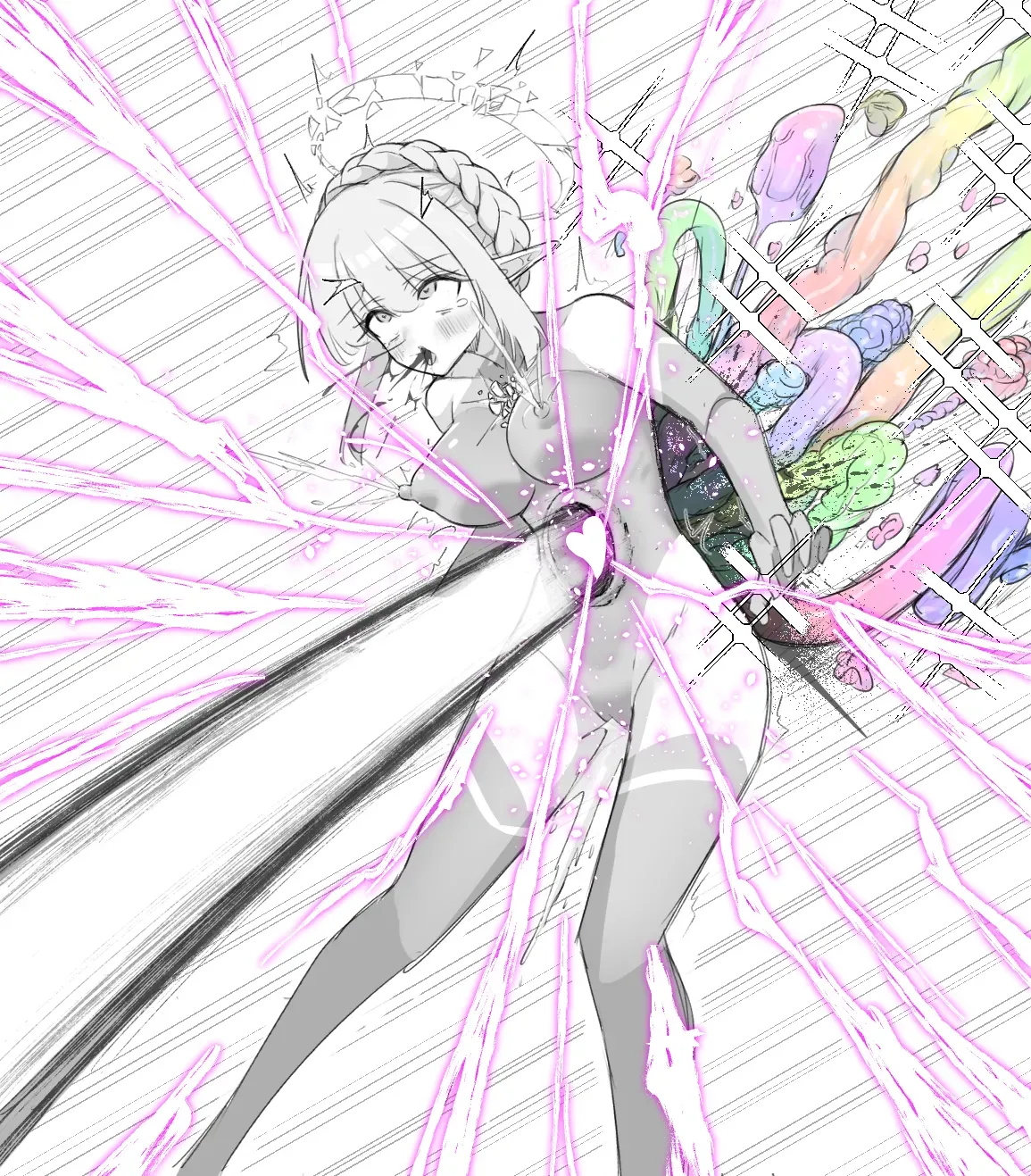 [个人汉化](8wora) Super Goddess VS Space Superhuman imagen número 13