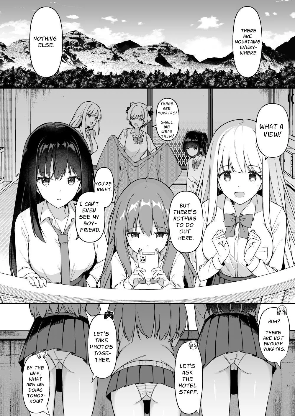 [HeartBreak (Itose Ikuto) ] Shuugaku Ryokou de Onsen Ryokan ni Kita Gal, Nakai no Dekachinpo de Wakarase Zecchou | Gals on a Hot-spring Inn Trip are Shown Who's Boss by their Big Dick Waiter [English] [Solid Rose] 画像番号 4