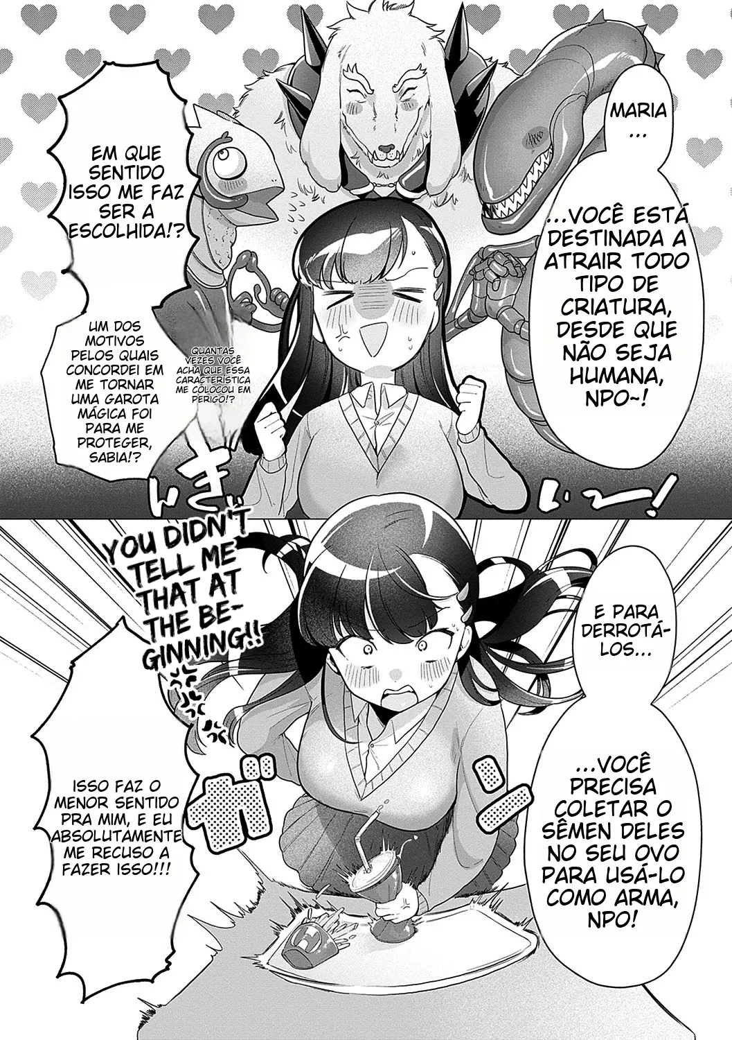 [Asaomi Shimura] Haiboku Mahou Shoujo Maria | The Defeated Magical Girl Maria (Surprise! Crazy? Parasite) [Portuguese-BR] [Kuraudo] [Digital] (TR-105) 이미지 번호 3