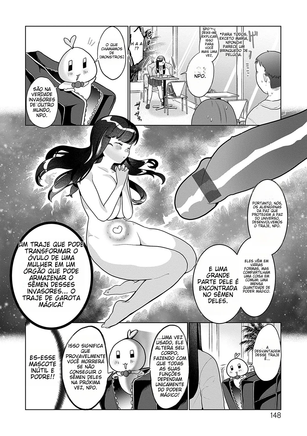 [Asaomi Shimura] Haiboku Mahou Shoujo Maria | The Defeated Magical Girl Maria (Surprise! Crazy? Parasite) [Portuguese-BR] [Kuraudo] [Digital] (TR-105) 이미지 번호 4