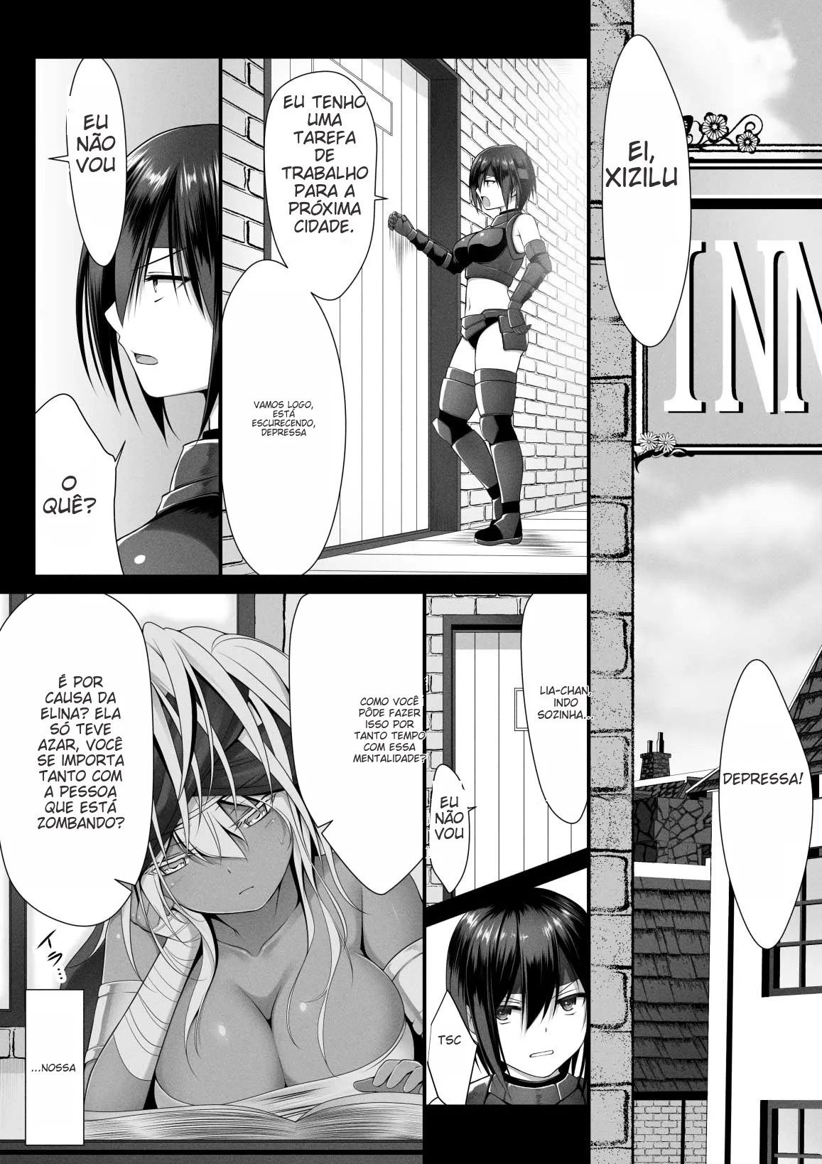 [Black Cocoon (Kuromayu)] Jutai no Kenshi-tachi 2 [Portuguese-BR] (TR-113) numero di immagine  4