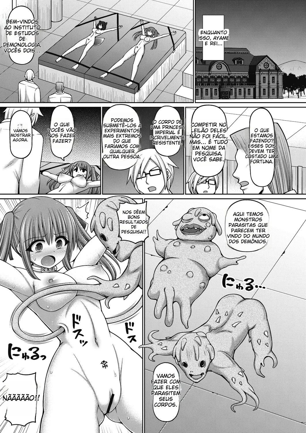 [Hashimura Aoki] Jujutsushi ni Tensei Shita node Koujo Zenin Dorei ni Shite Mita Ch. 5 | I Was Reincarnated as a Sorcerer, So I Tried to Enslave All the Princesses Ch. 5 (COMIC AUN Kai Vol. 24) [Portuguese-BR] (TR-116) numero di immagine  5