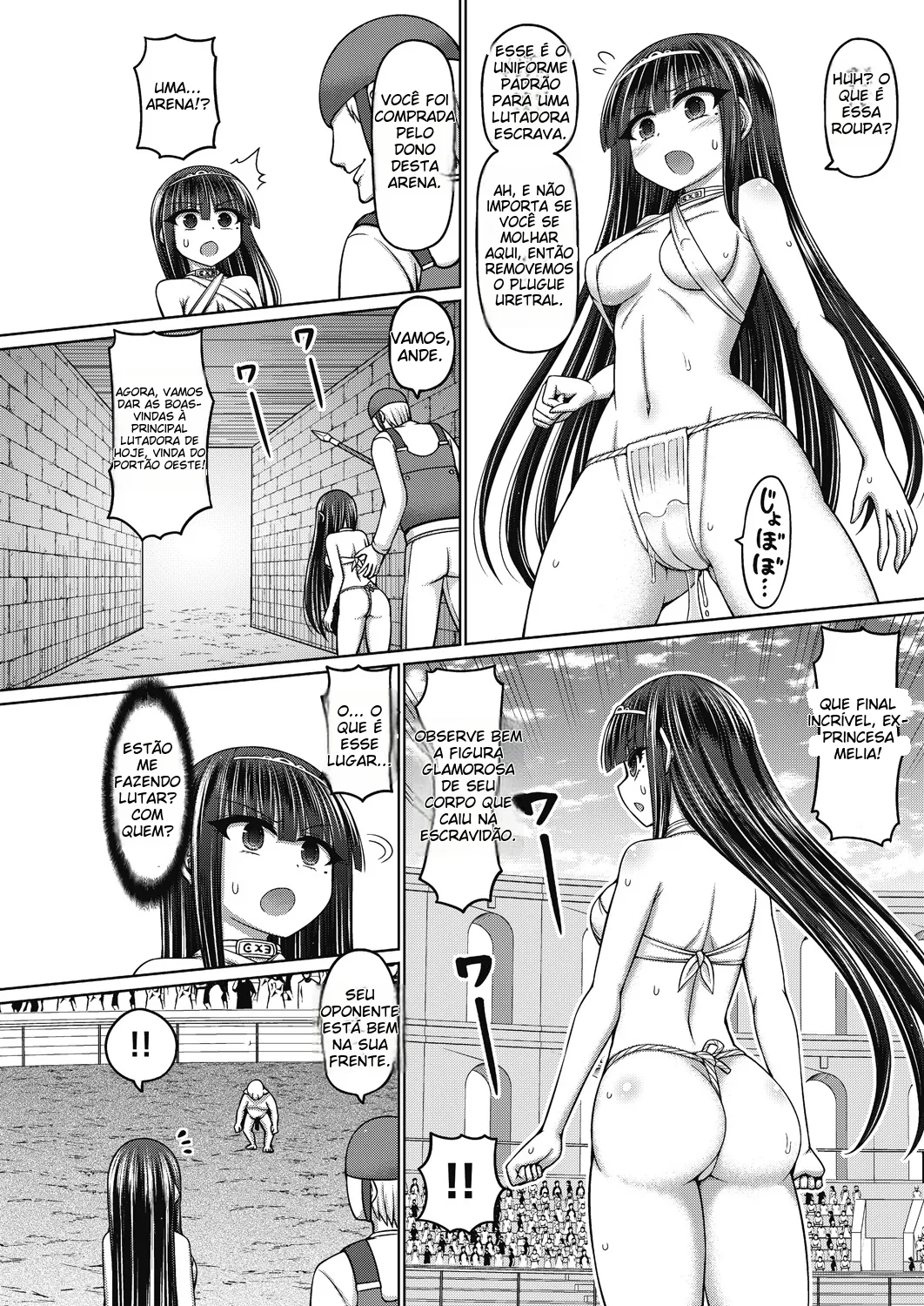 [Hashimura Aoki] Jujutsushi ni Tensei Shita node Koujo Zenin Dorei ni Shite Mita Ch. 5 | I Was Reincarnated as a Sorcerer, So I Tried to Enslave All the Princesses Ch. 5 (COMIC AUN Kai Vol. 24) [Portuguese-BR] (TR-116) numero di immagine  10