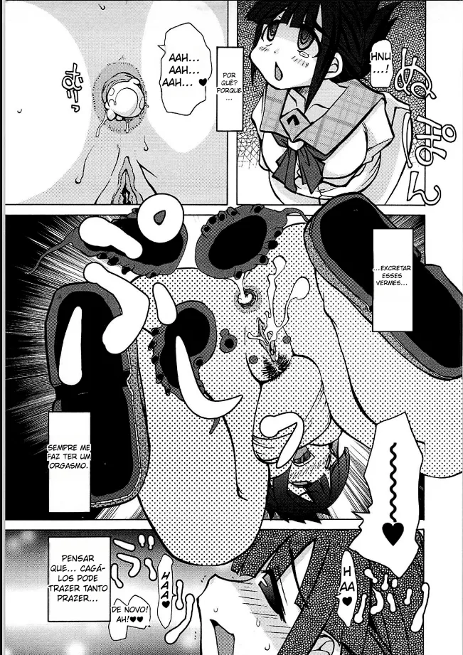 [Hirowa Nagi] Yudan Ichibyou Kaikan Isshou | A Moment of Carelessness Brings a Lifetime of Pleasure (Inyouchuu + Inyouchuu Shoku) [Portuguese-BR] [Kuraudo] (TR-117) Bildnummer 13