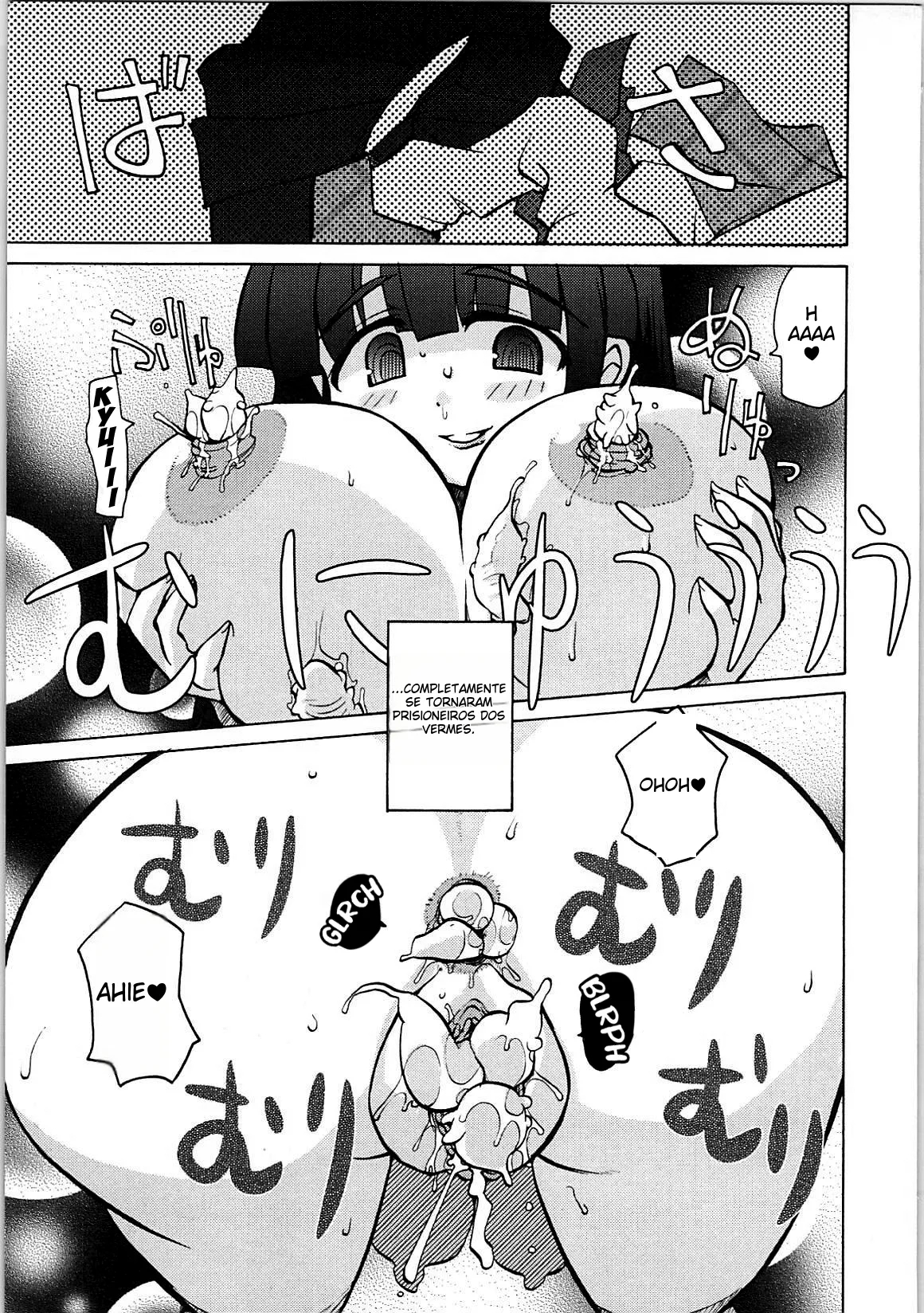 [Hirowa Nagi] Yudan Ichibyou Kaikan Isshou | A Moment of Carelessness Brings a Lifetime of Pleasure (Inyouchuu + Inyouchuu Shoku) [Portuguese-BR] [Kuraudo] (TR-117) Bildnummer 15