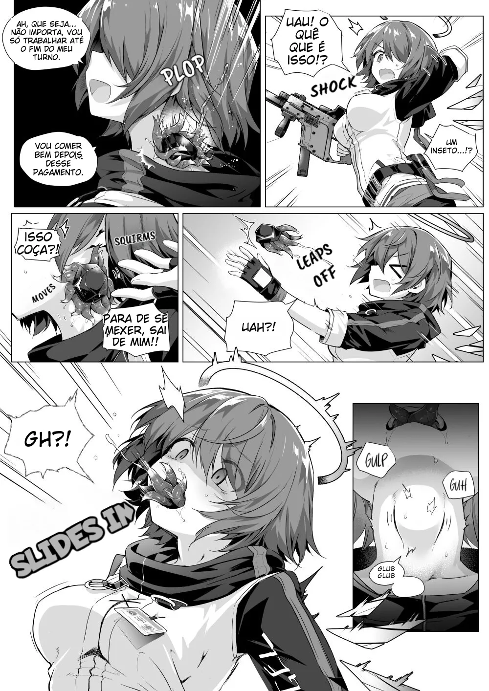 [Kataokasan] 我的肚子才不是虫子的繁育场 | My Stomach is not a Breeding Ground for Bugs (Arknights) [Portuguese-BR] [Decensored] (TR-127) image number 4