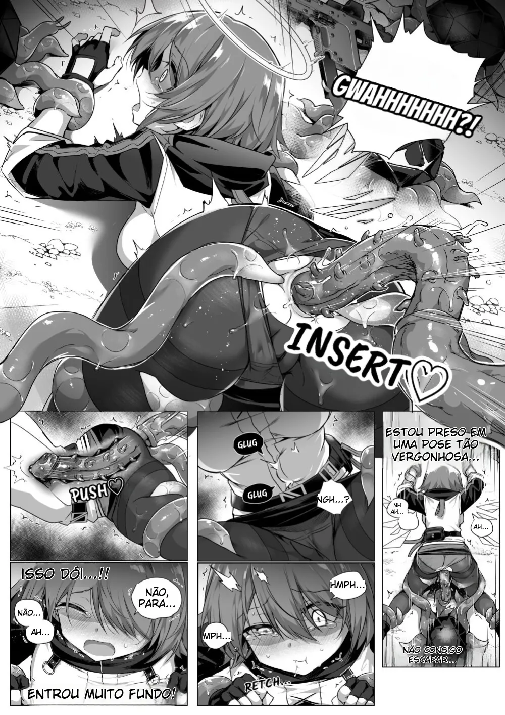 [Kataokasan] 我的肚子才不是虫子的繁育场 | My Stomach is not a Breeding Ground for Bugs (Arknights) [Portuguese-BR] [Decensored] (TR-127) image number 9