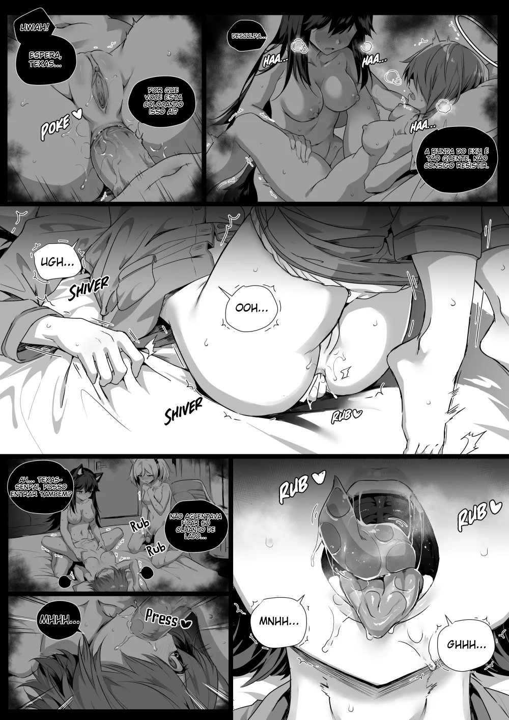 [Kataokasan] 我的肚子才不是虫子的繁育场 | My Stomach is not a Breeding Ground for Bugs (Arknights) [Portuguese-BR] [Decensored] (TR-127) image number 21