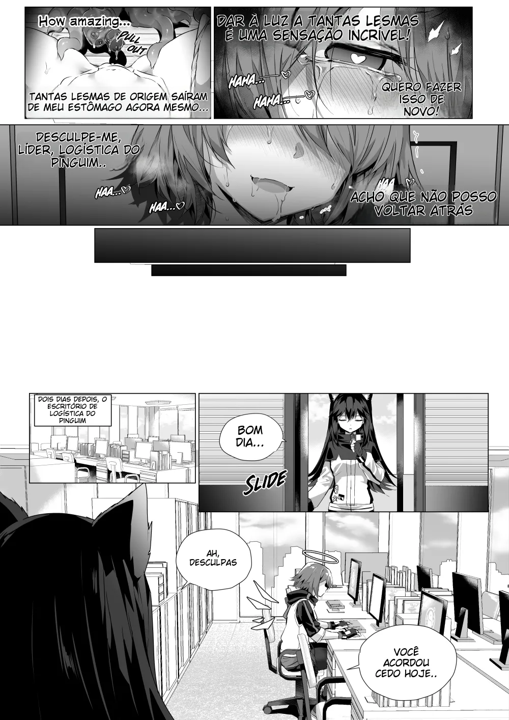 [Kataokasan] 我的肚子才不是虫子的繁育场 | My Stomach is not a Breeding Ground for Bugs (Arknights) [Portuguese-BR] [Decensored] (TR-127) image number 42