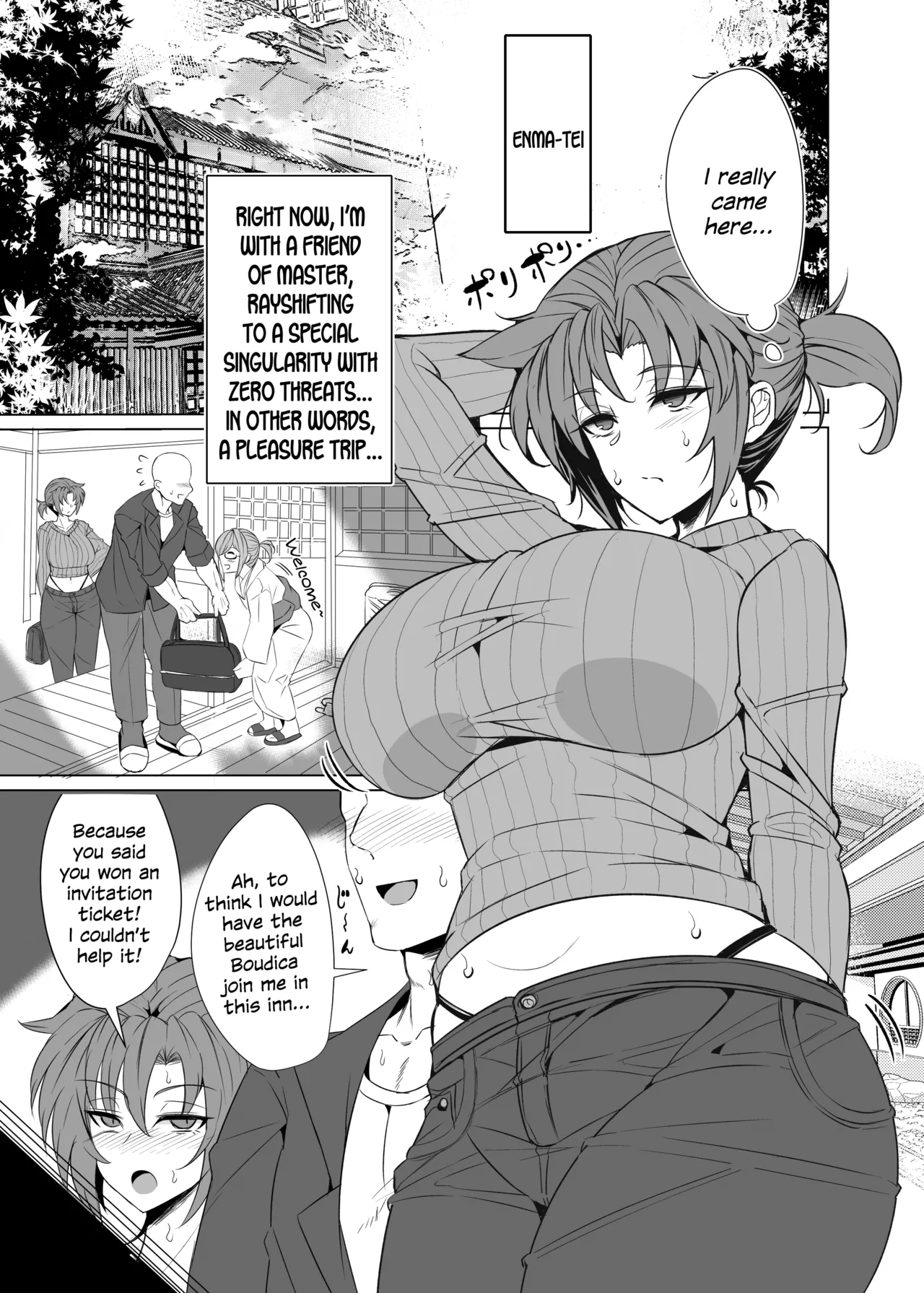 [GC-dan (Wakura)] Shin Boudica Mama to Yukemuri Ecchi (Fate/Grand Order) [English] [SDTLs] [Digital] 图片编号 4