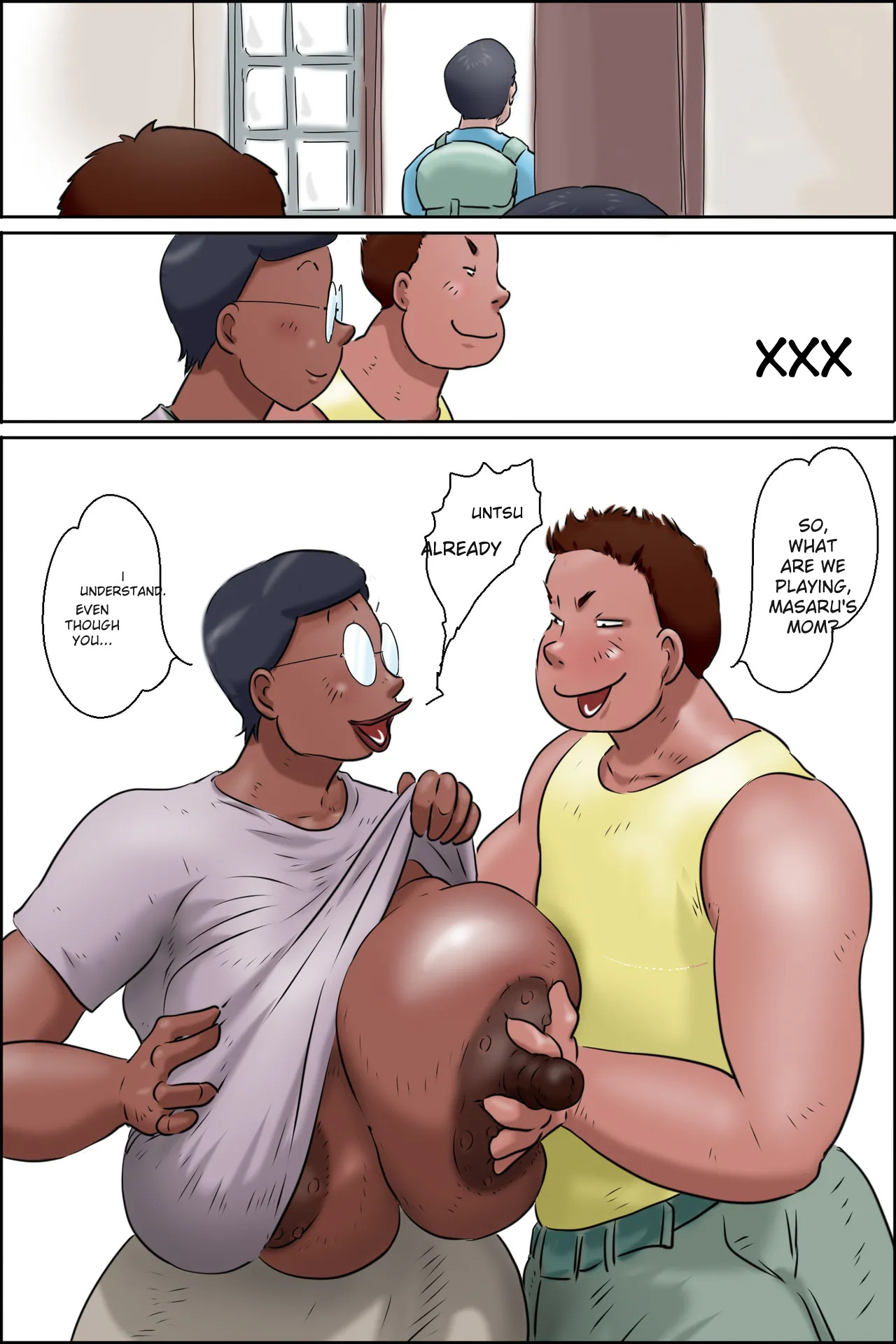 [Zenmai Kourogi] Tsutomu-kun Passes Through! (Masaru's Mom Edition + Koichi's Mom Edition) (AI) image number 8