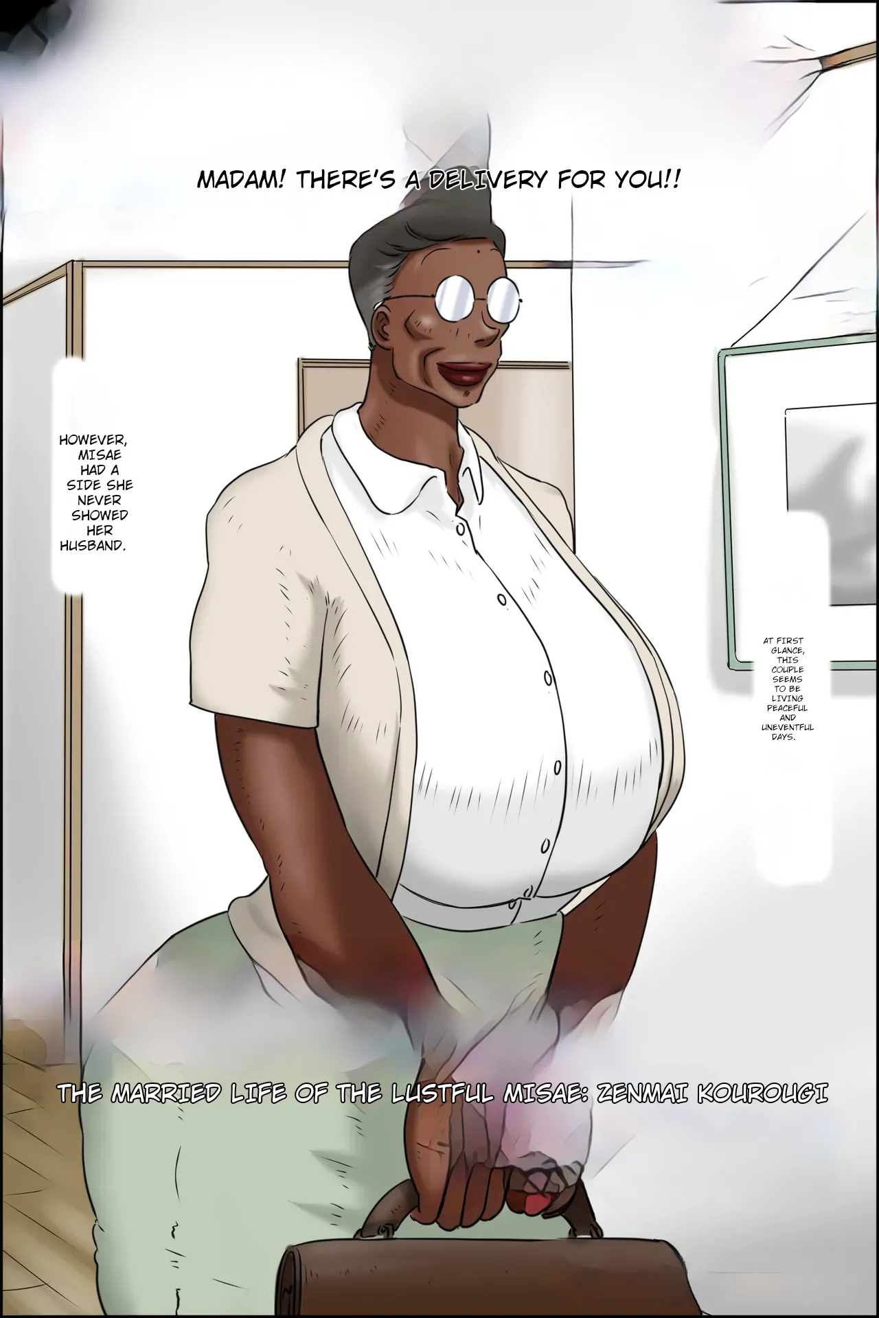 [Zenmai Kourogi] Madam! I have a delivery for you!! (The Married Life of Sexual Beast Misae) (AI) 图片编号 2