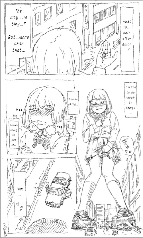 [rock_suno] Kyodai Musume Jii 1-3 | Giantess Masturbation 1-3 [English] 图片编号 3