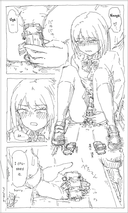 [rock_suno] Kyodai Musume Jii 1-3 | Giantess Masturbation 1-3 [English] 图片编号 4