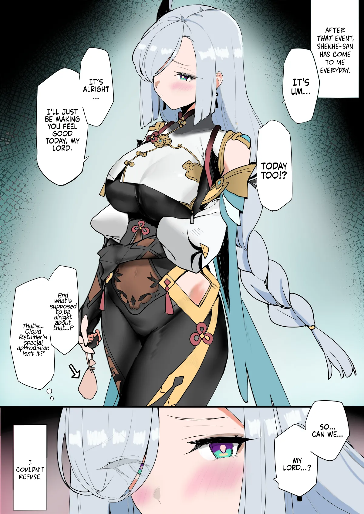 [remora] Tatakatta Ato ni Ichaicha 2 | Flirting After the Battle 2 (Genshin Impact) [English]  [Coffedrug] [Colorized] image number 1