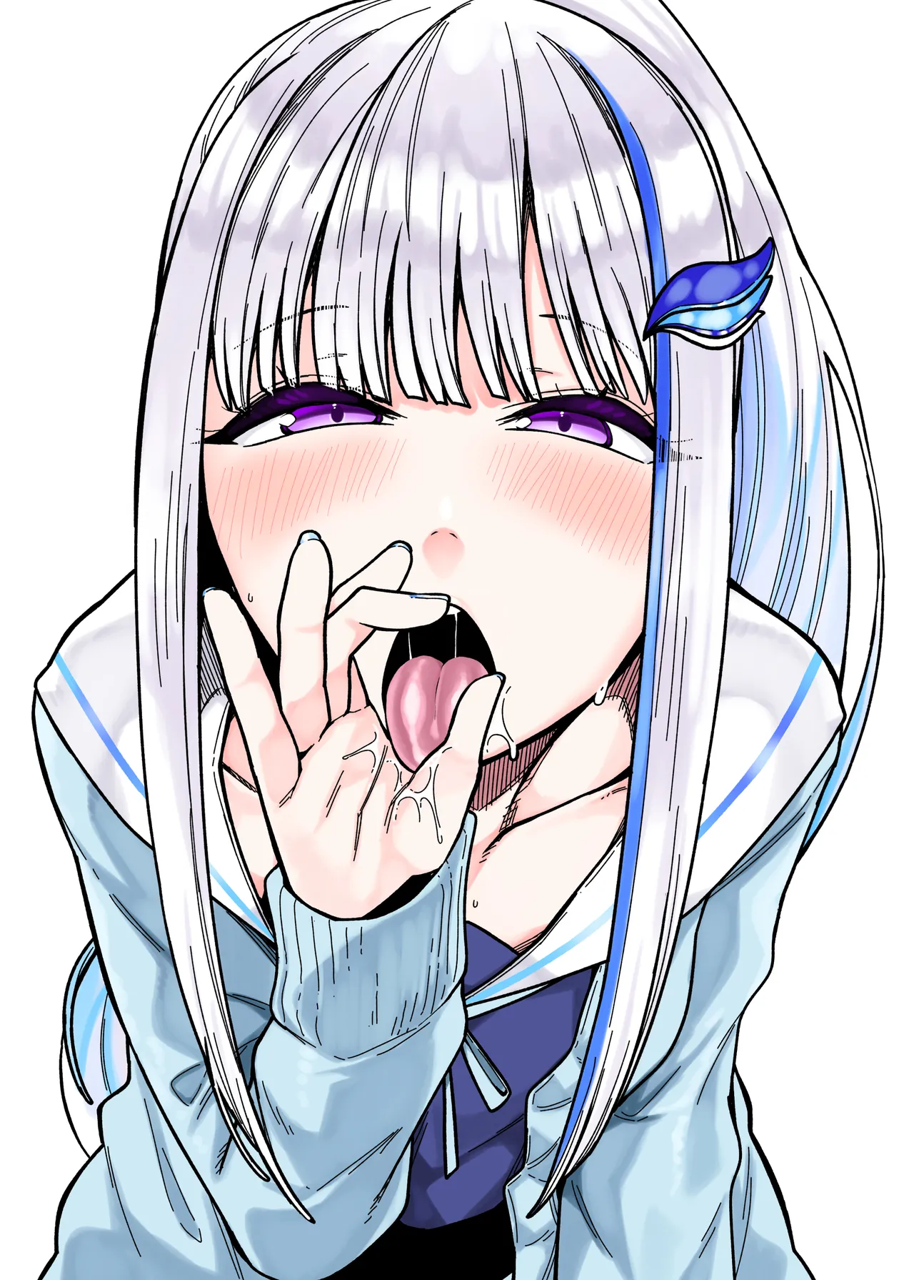 [Gensancha (Tsukuha)] Oshi ni Okuchi de Nuite Moraitai (Nijisanji) [Chinese] 图片编号 18