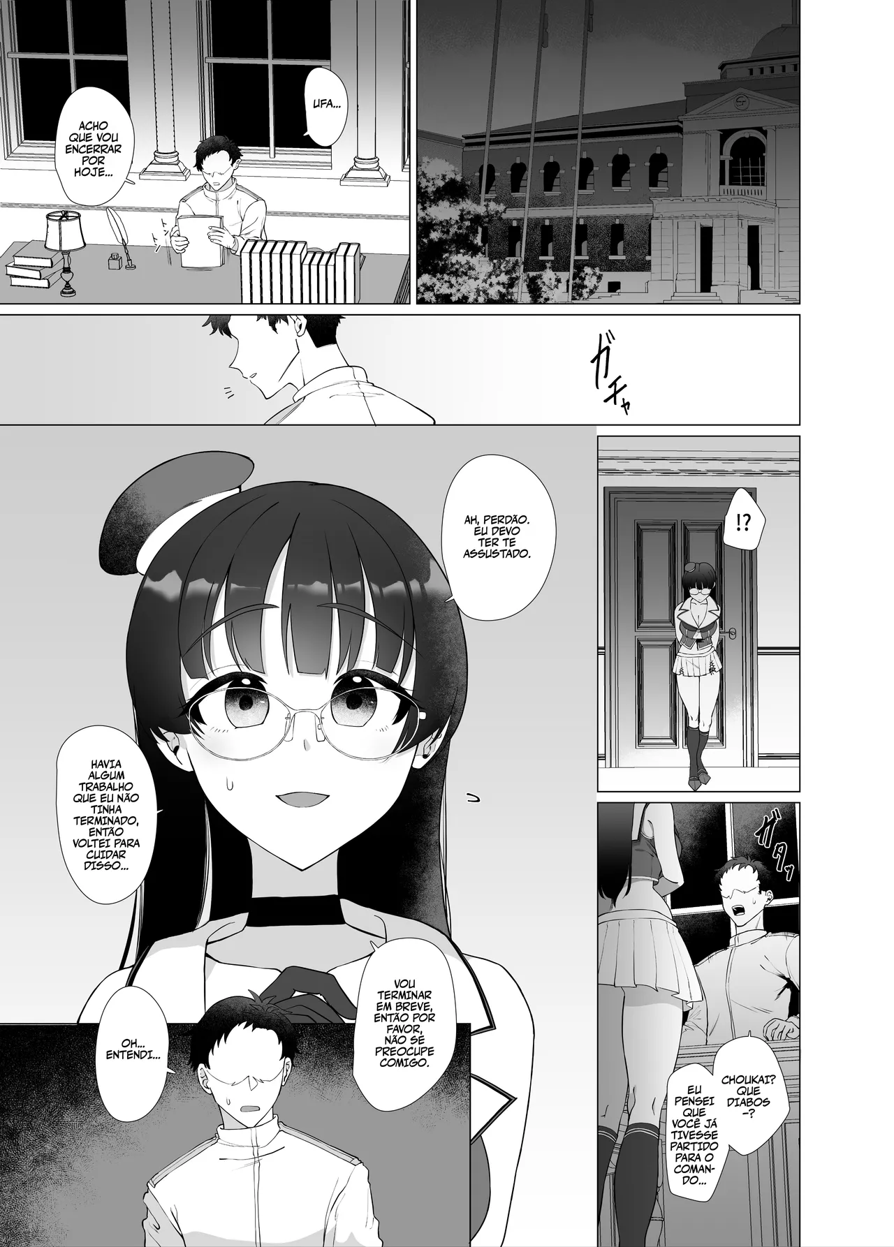 [Gyoumuyou Jiga] Watashi ga Kowareta Hi ~Chokai ga Teitoku to Ninshin suru made Kakurete Kossori Uwaki Koubi Shimakuru Hanashi~ (Kantai Collection -KanColle-) [pt-BR] [Bakai.org] [Digital] 图片编号 30