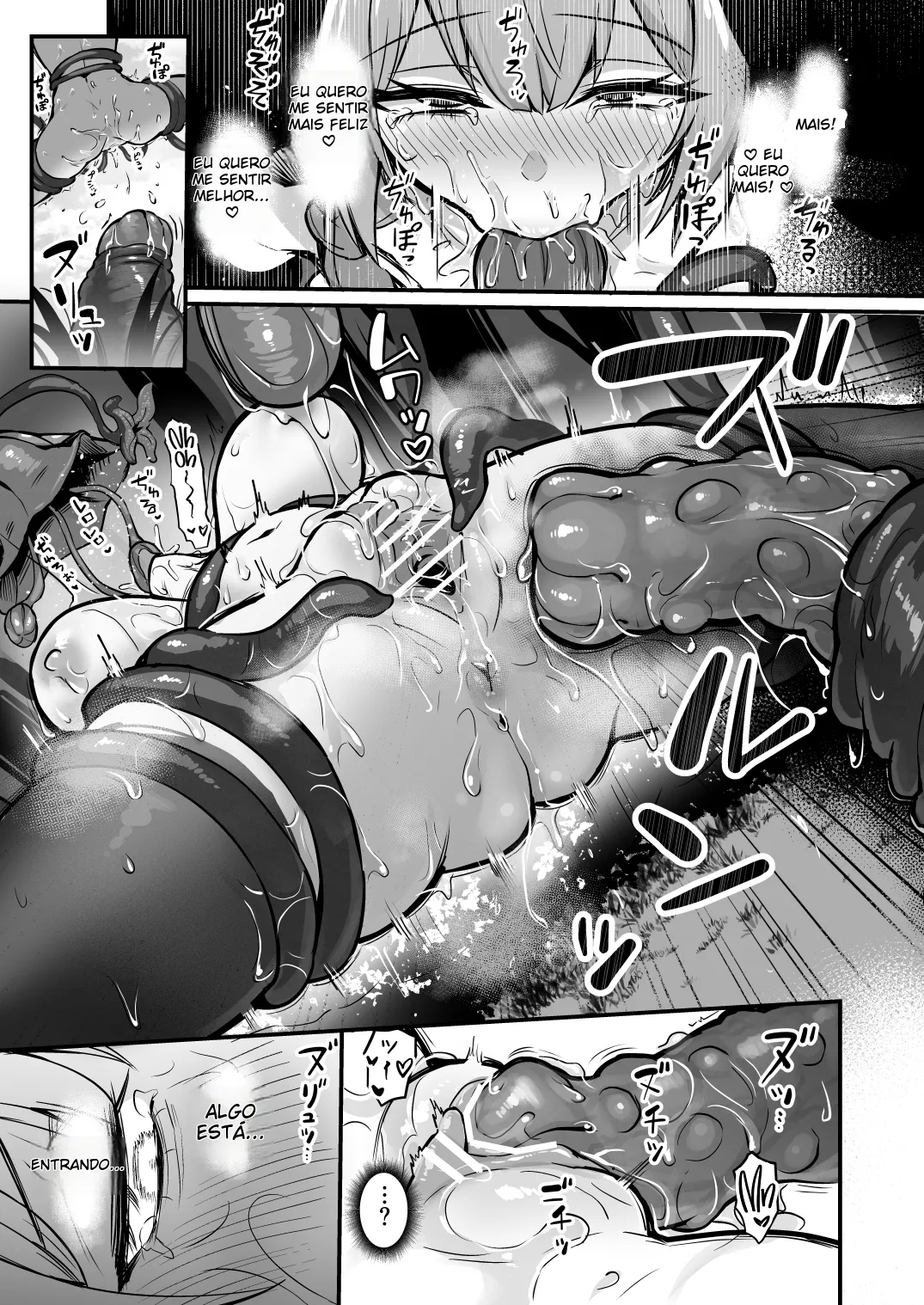 [Naminori Navy (ebinavy)] Shokushu Nanka ni Makenai! 2 [Portuguese-BR] [Project Valvrein] [Digital] (TR-138) 18eme image