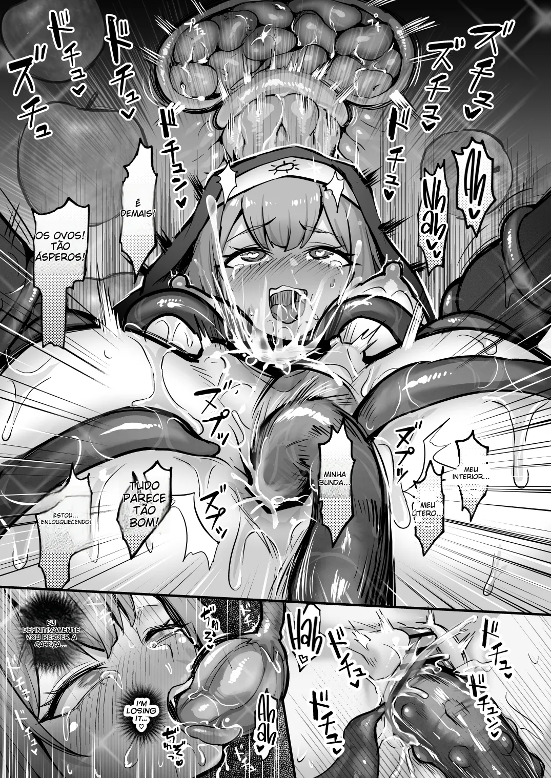 [Naminori Navy (ebinavy)] Shokushu Nanka ni Makenai! 2 [Portuguese-BR] [Project Valvrein] [Digital] (TR-138) 20eme image