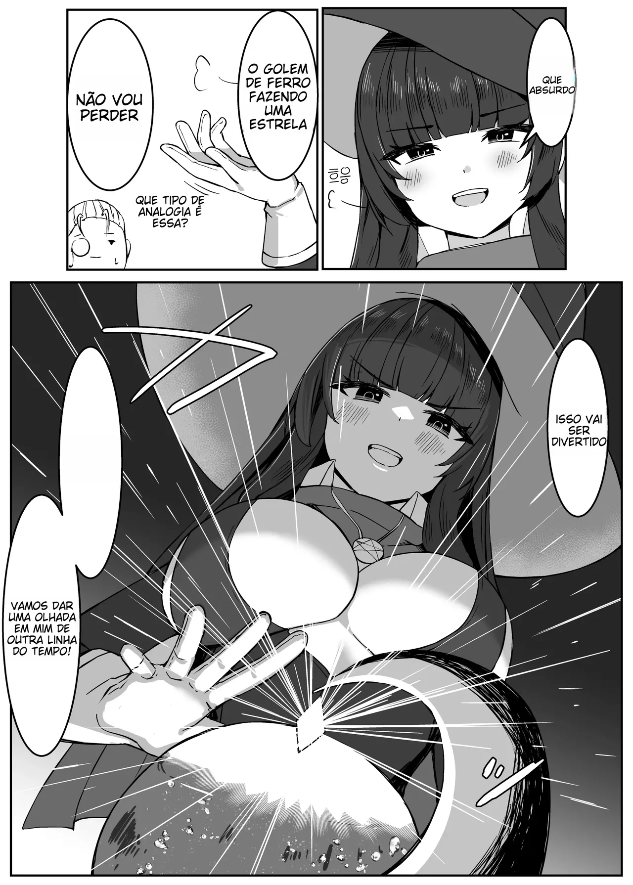 [Omochi no Mochiya (Numamochi)] Saikyou Witch ga Zako Monster-tachi ni Haiboku Suru Hanashi | [Portuguese-BR] (TR-144) 이미지 번호 4