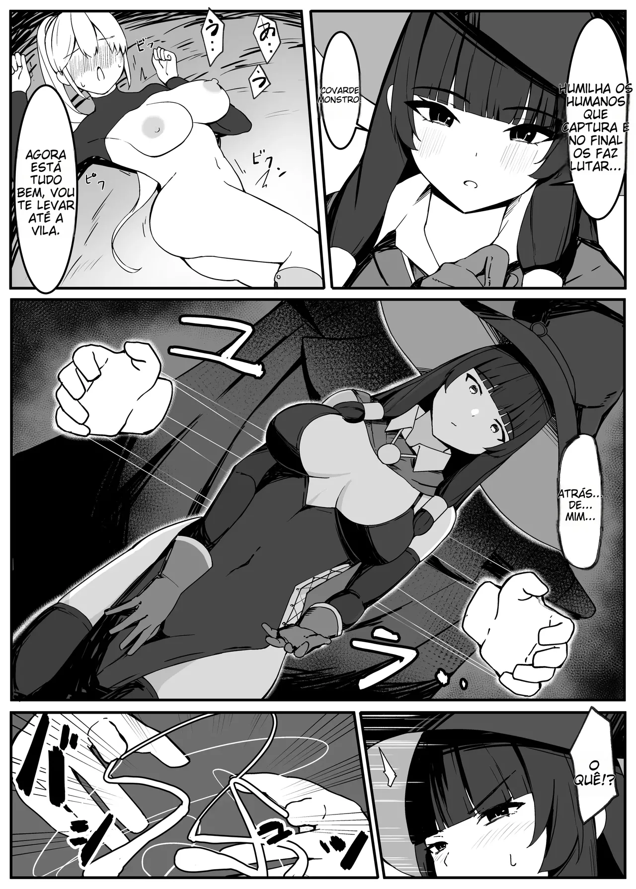 [Omochi no Mochiya (Numamochi)] Saikyou Witch ga Zako Monster-tachi ni Haiboku Suru Hanashi | [Portuguese-BR] (TR-144) 이미지 번호 14