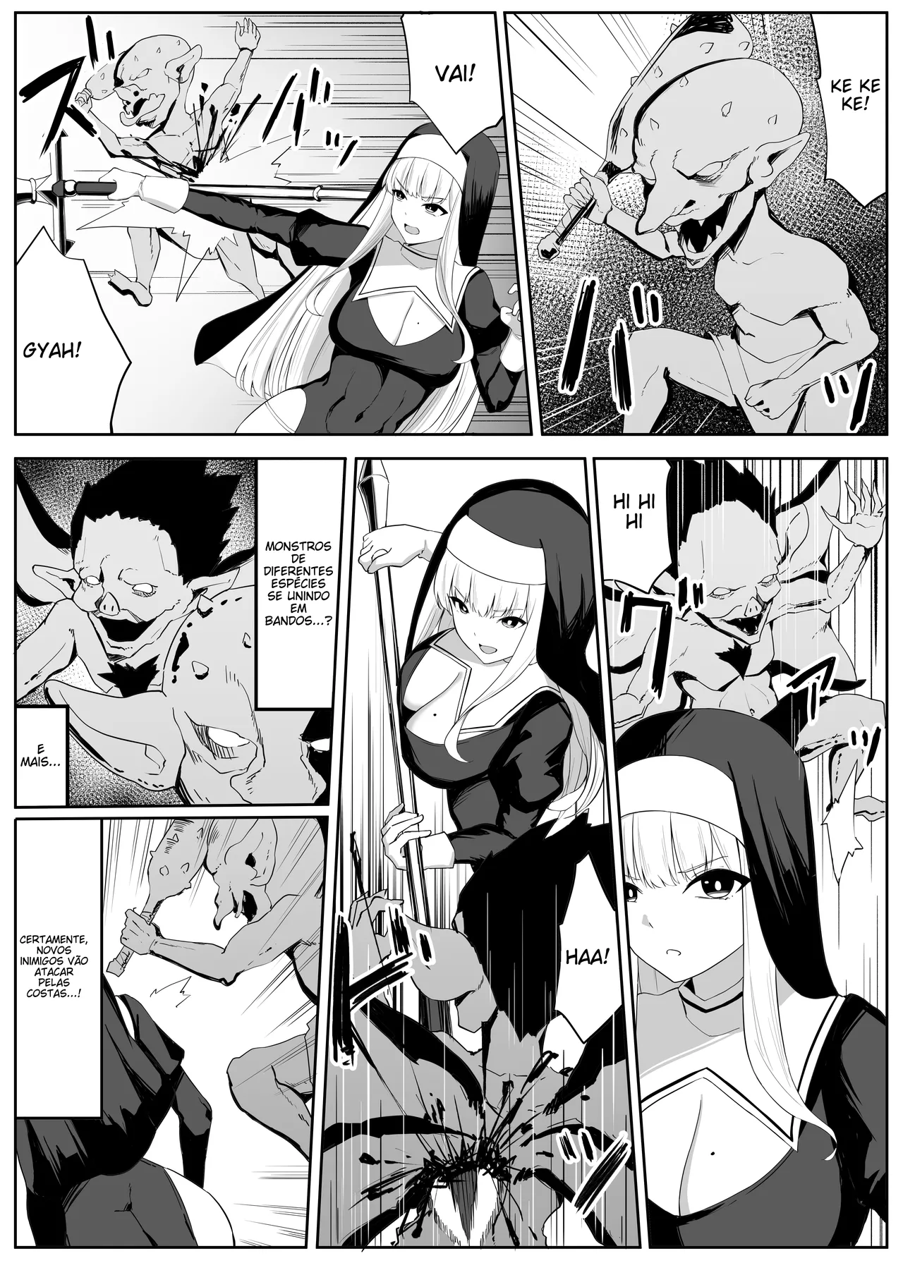 [Omochi no Mochiya (Wabimochi)] Tatakau Sister ga Shokushu Monster ni Haiboku suru Hanashi [Portuguese-BR] (TR-145) image number 6