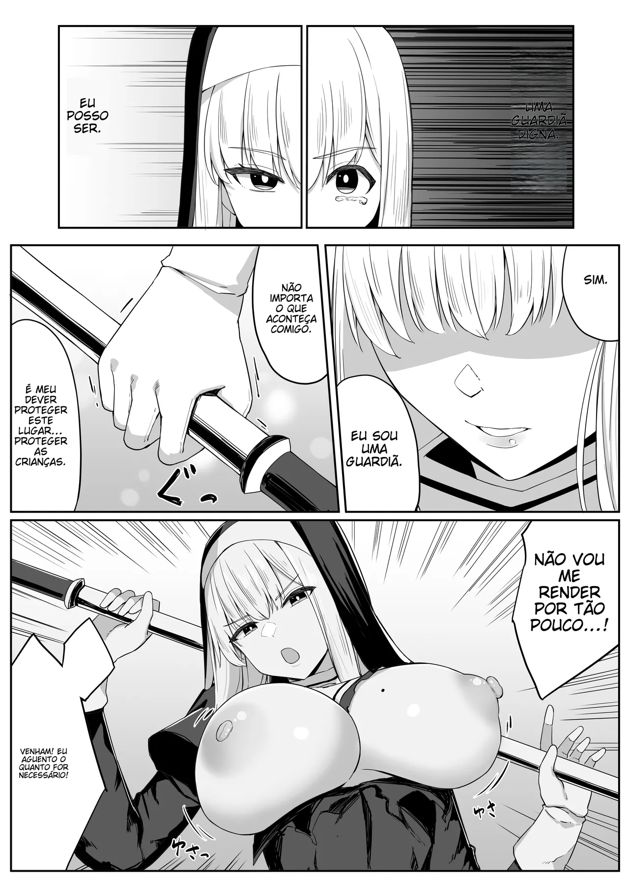 [Omochi no Mochiya (Wabimochi)] Tatakau Sister ga Shokushu Monster ni Haiboku suru Hanashi [Portuguese-BR] (TR-145) image number 13