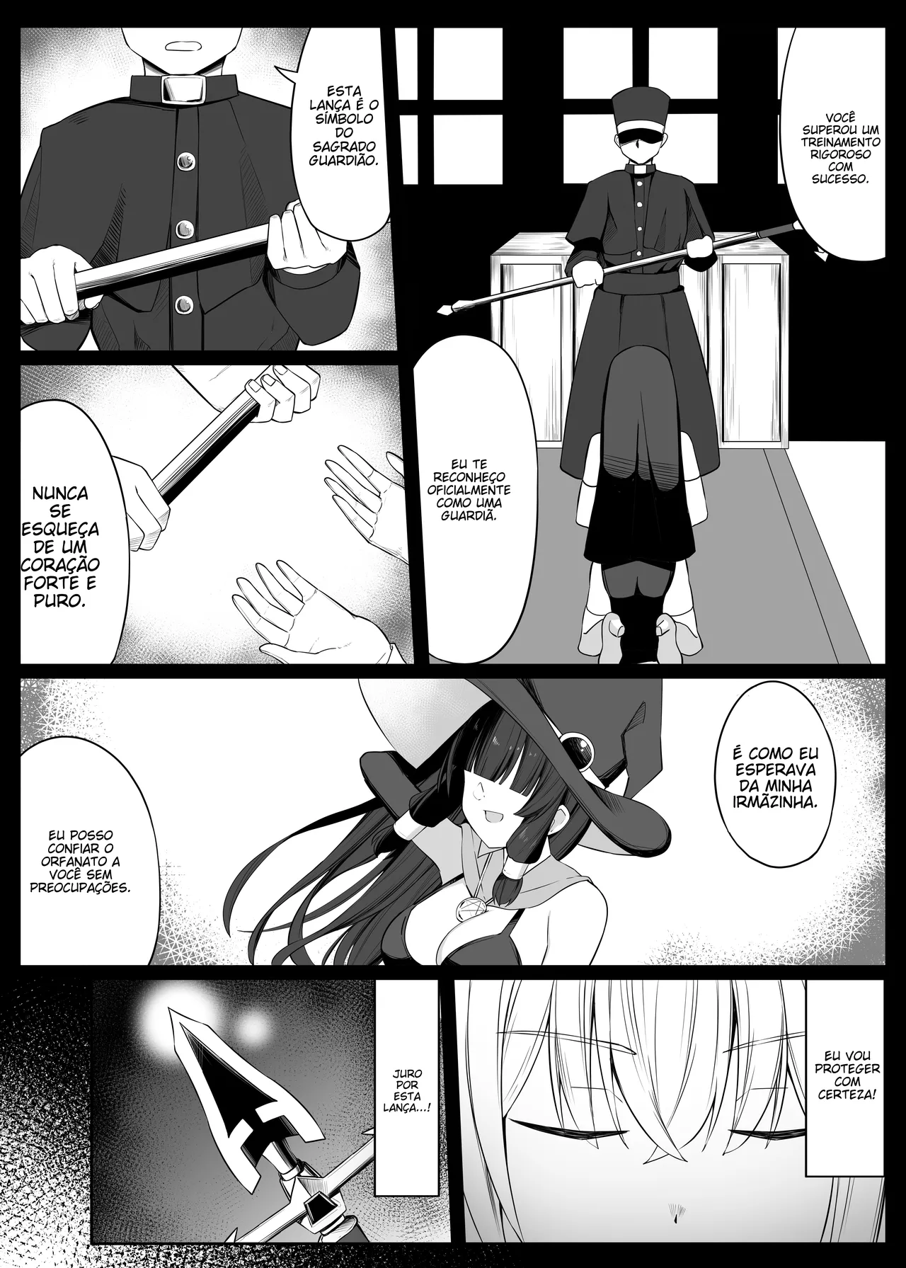 [Omochi no Mochiya (Wabimochi)] Tatakau Sister ga Shokushu Monster ni Haiboku suru Hanashi [Portuguese-BR] (TR-145) image number 45