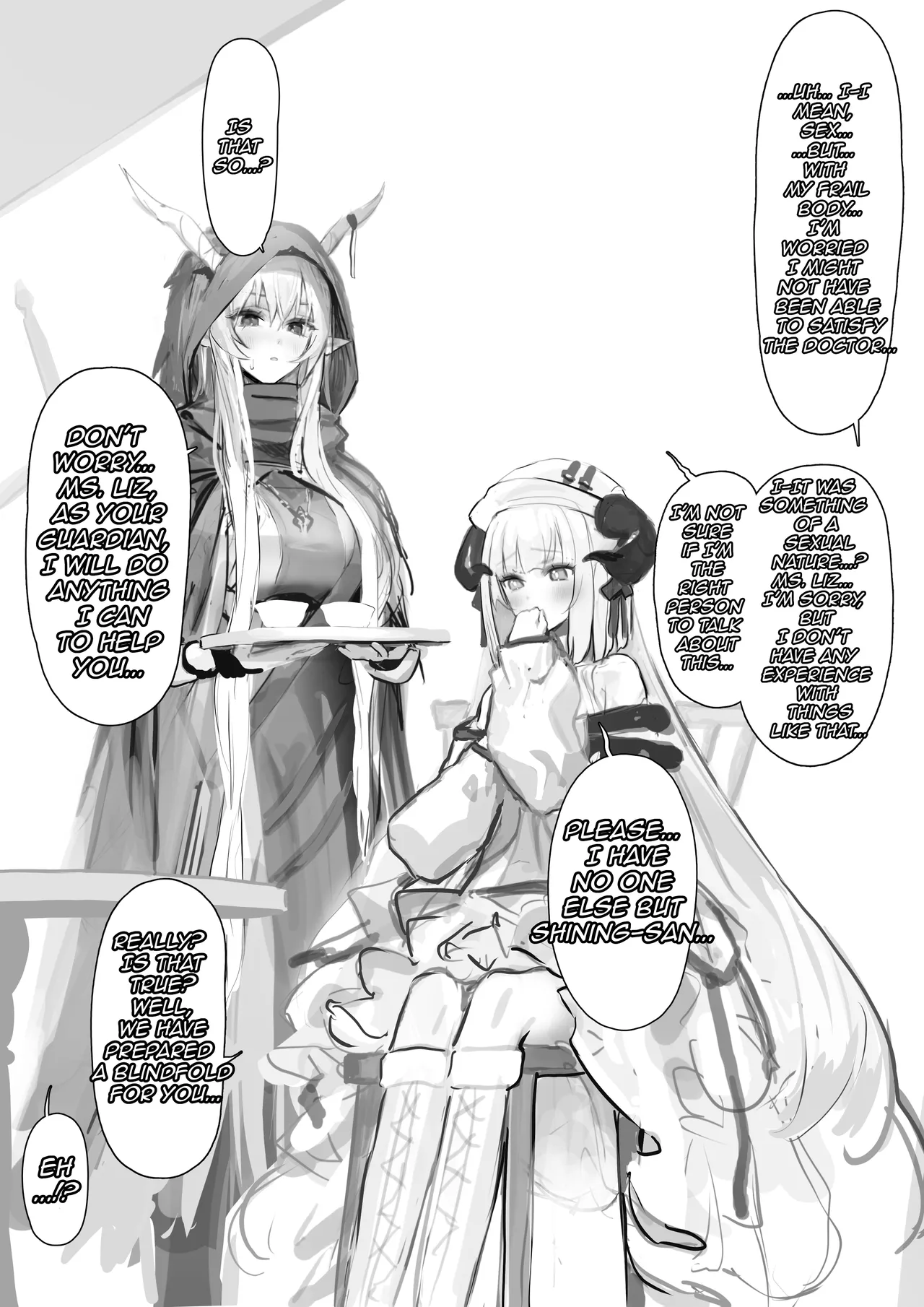 [Neko no Youchuu] Shining & Nightingale Migawari Ecchi (Arknights) image number 4