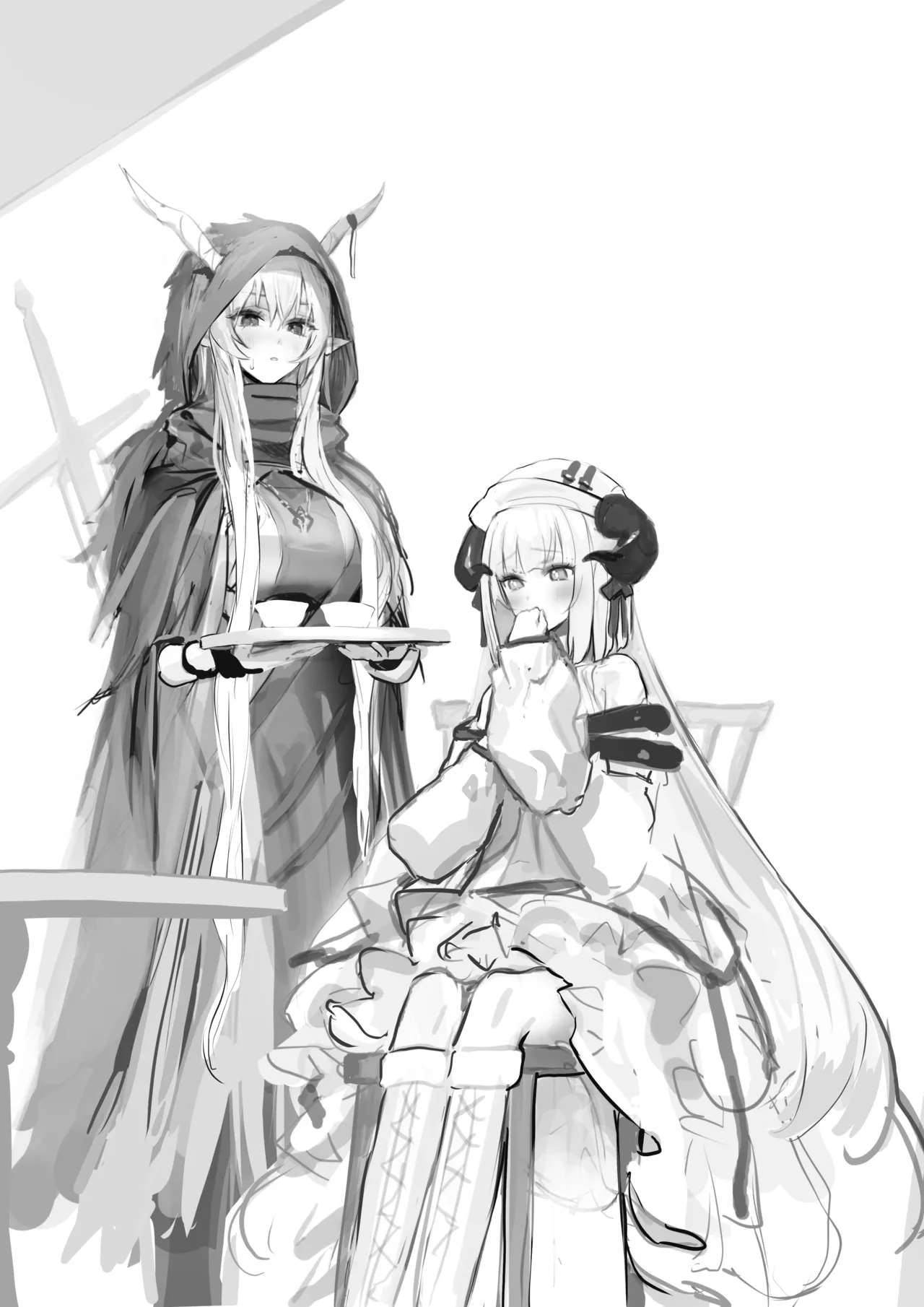 [Neko no Youchuu] Shining & Nightingale Migawari Ecchi (Arknights) image number 28