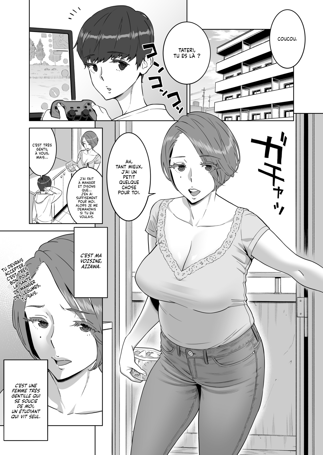 [RED Paprika (Aka P)] Hajimete no Hito wa Tonari no Hitozuma deshita | Ma Première Femme était la Femme Mariée d'à côté [French] [Lopxi] numero di immagine  2