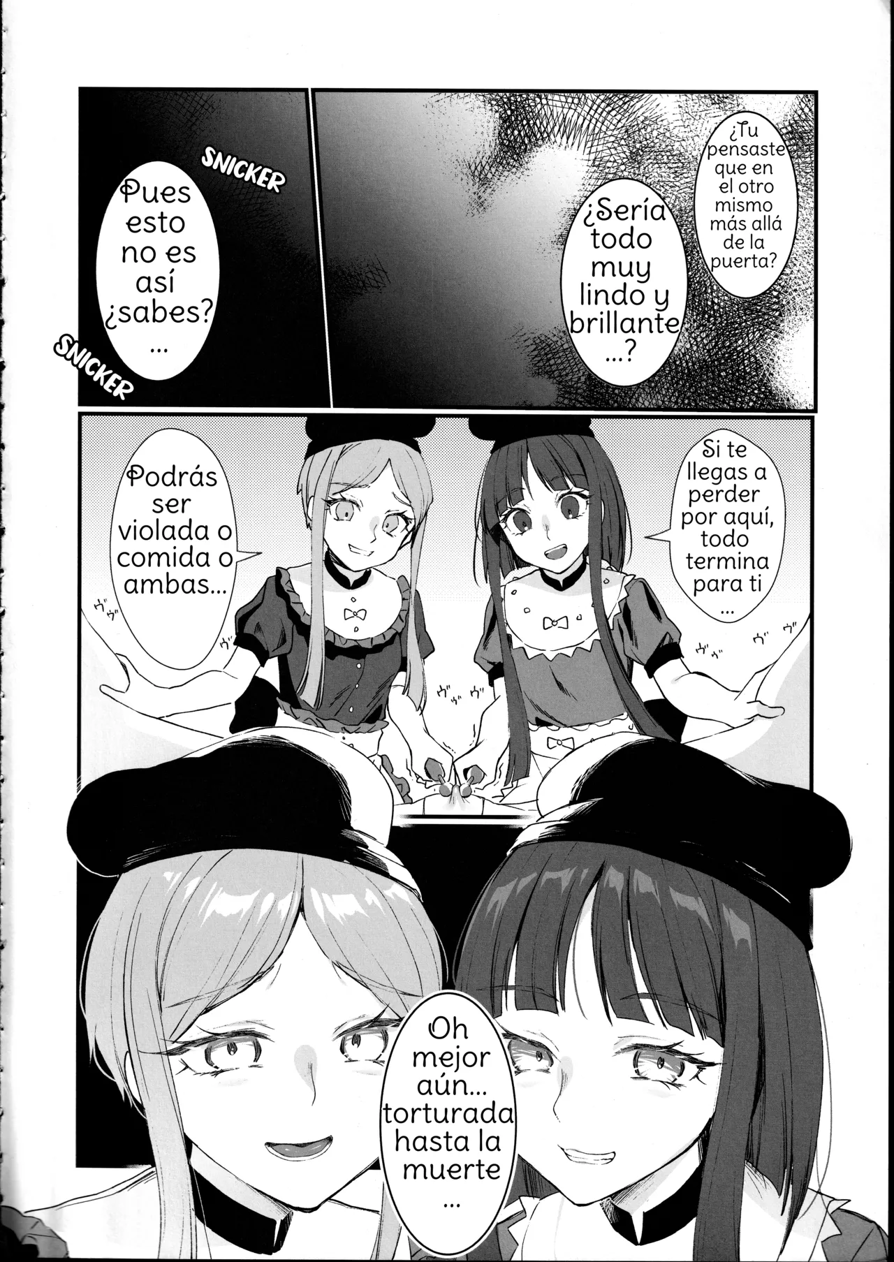 (Kagaku Seiki no Cafe Terrace 13) [Onecoin (Nakajima Kaede)] Tobira no Mukou de (Touhou Project) [Spanish] [Amaterasu] image number 9