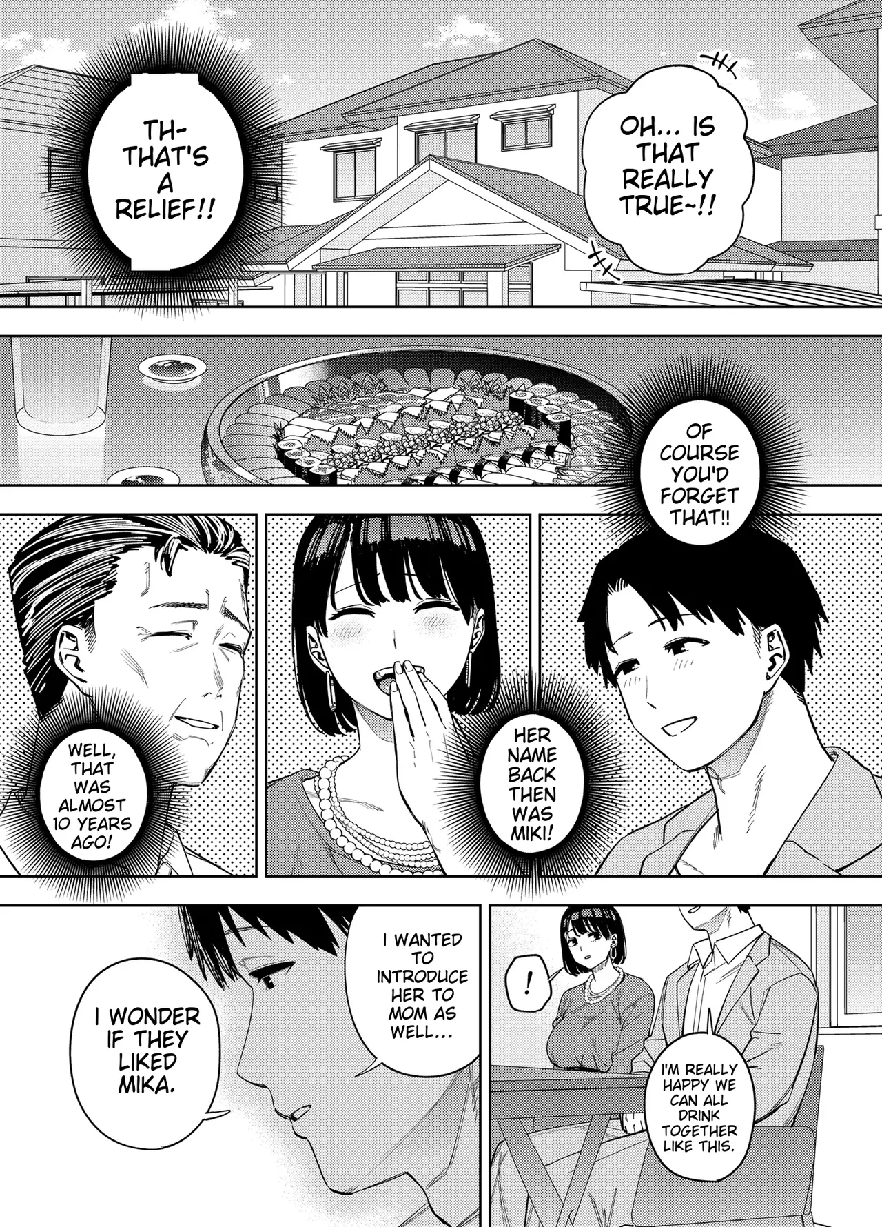 [Ougon Shinshi Club (Kaniguruma)] Gifu ni Dakareru Tsuma Mika-hen 1 | Wife embraced by father-in-law 1 [English] [woof!] imagen número 8