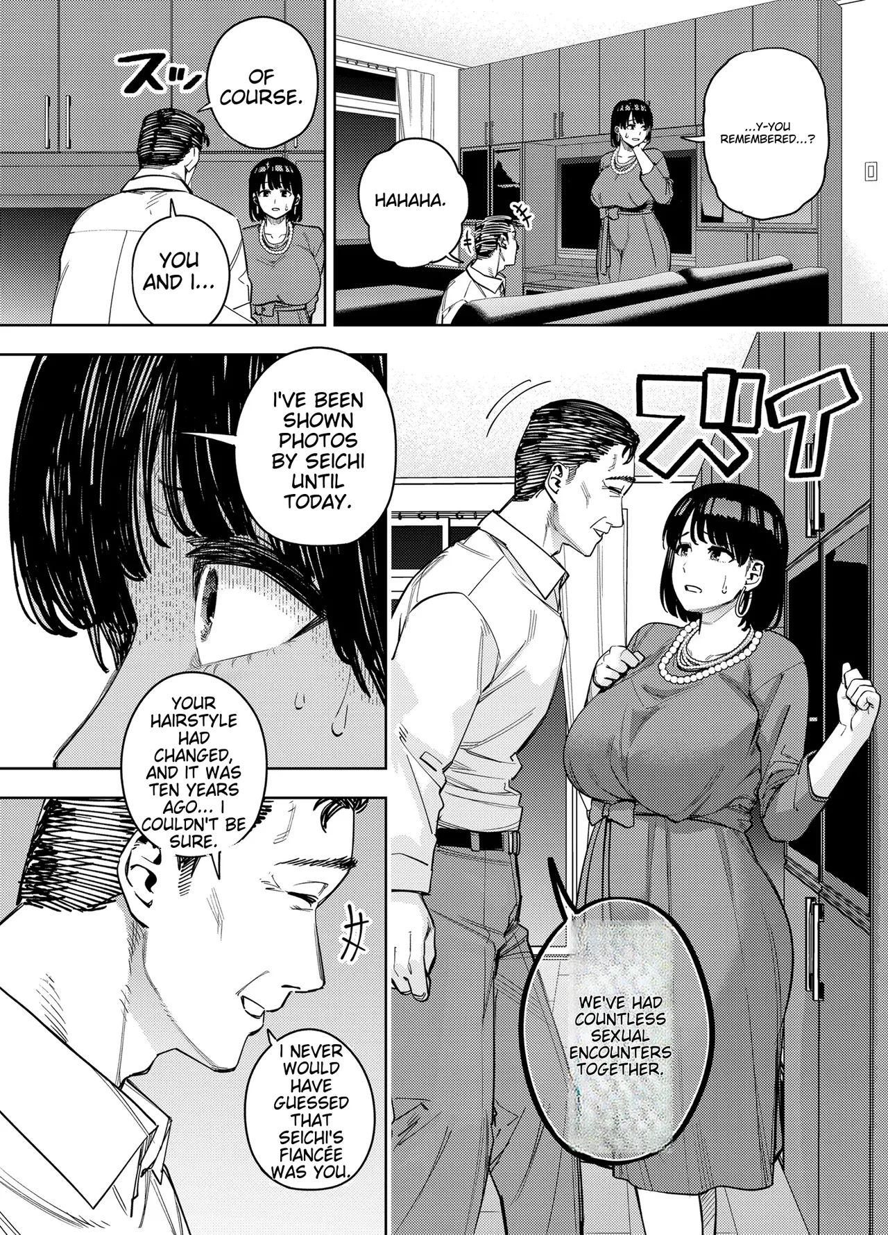 [Ougon Shinshi Club (Kaniguruma)] Gifu ni Dakareru Tsuma Mika-hen 1 | Wife embraced by father-in-law 1 [English] [woof!] imagen número 11