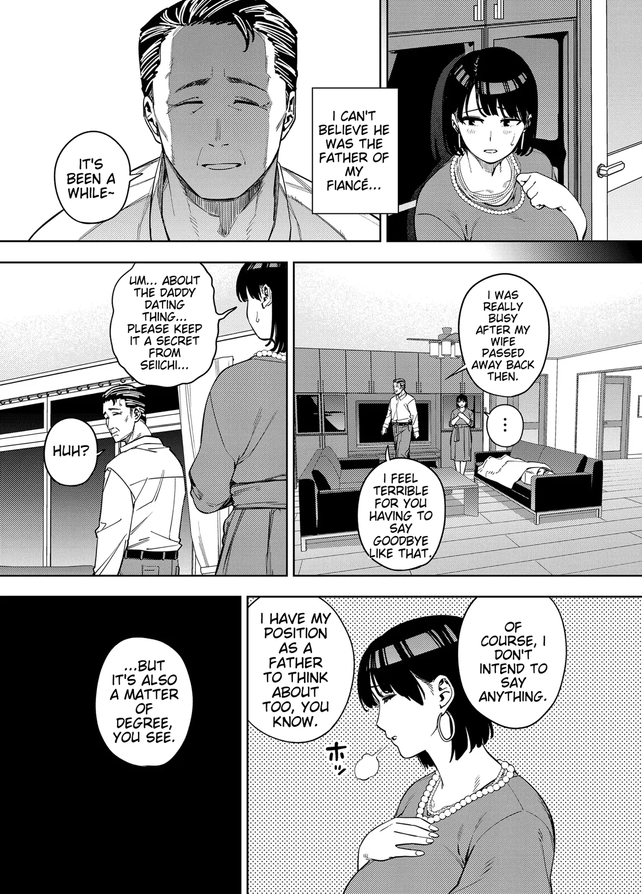 [Ougon Shinshi Club (Kaniguruma)] Gifu ni Dakareru Tsuma Mika-hen 1 | Wife embraced by father-in-law 1 [English] [woof!] imagen número 16