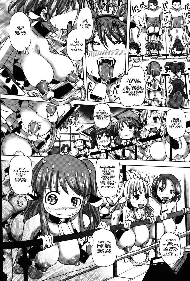 [Sakazaki Freddie] Mitsuko-chan no nyuugyuu taiken-ki | Far Crescere le Tette (COMIC Shingeki 2013-02) [Italian] Bildnummer 12