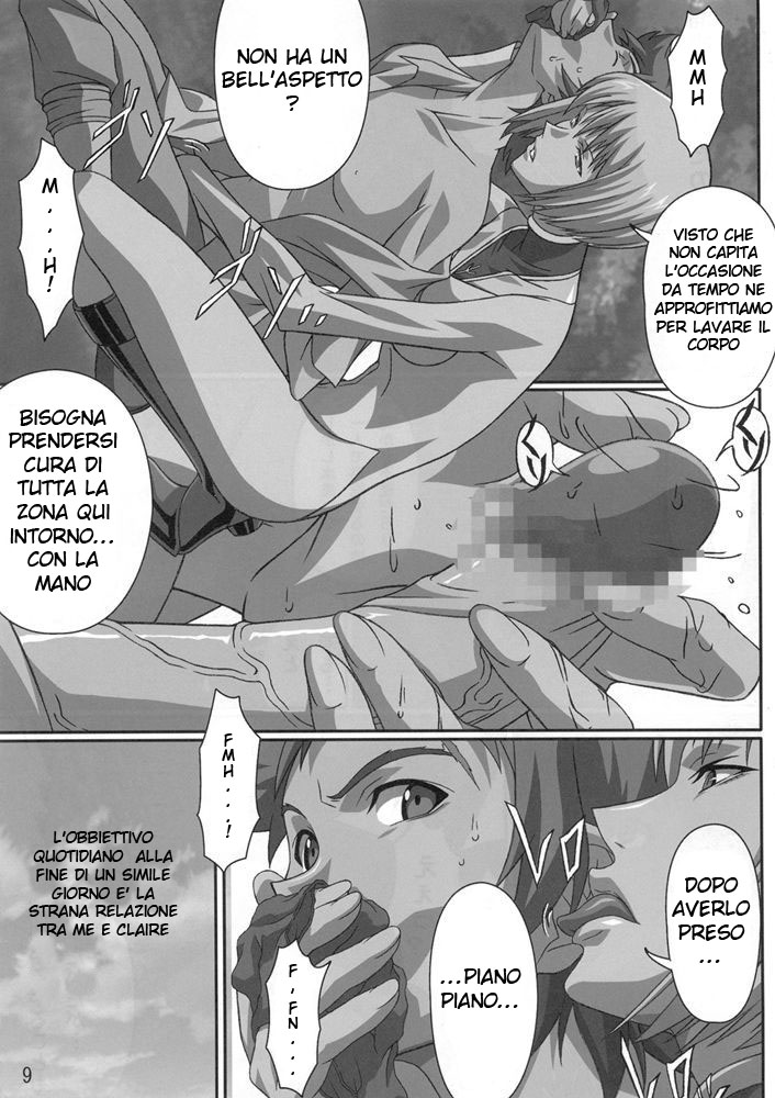 (C72) [Lost Rarities (Takapiko)] Industrial | La Vera Claire (Claymore) [Italian] image number 8