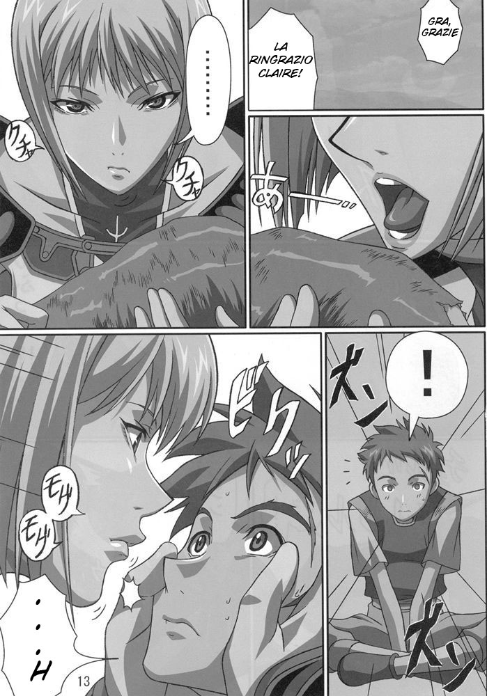 (C72) [Lost Rarities (Takapiko)] Industrial | La Vera Claire (Claymore) [Italian] image number 12