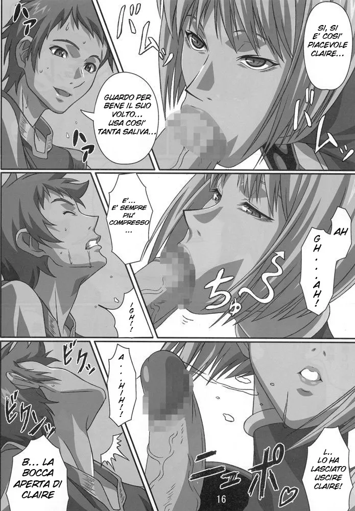 (C72) [Lost Rarities (Takapiko)] Industrial | La Vera Claire (Claymore) [Italian] image number 15