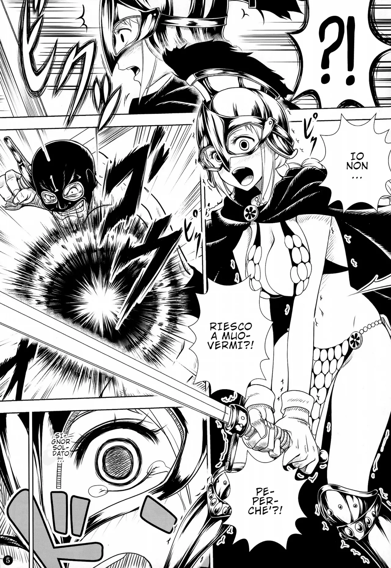 (C86) [Mikenekodou (Muten)] VANQUISH | La Gladiatrice (One Piece) [Italian] Bildnummer 4