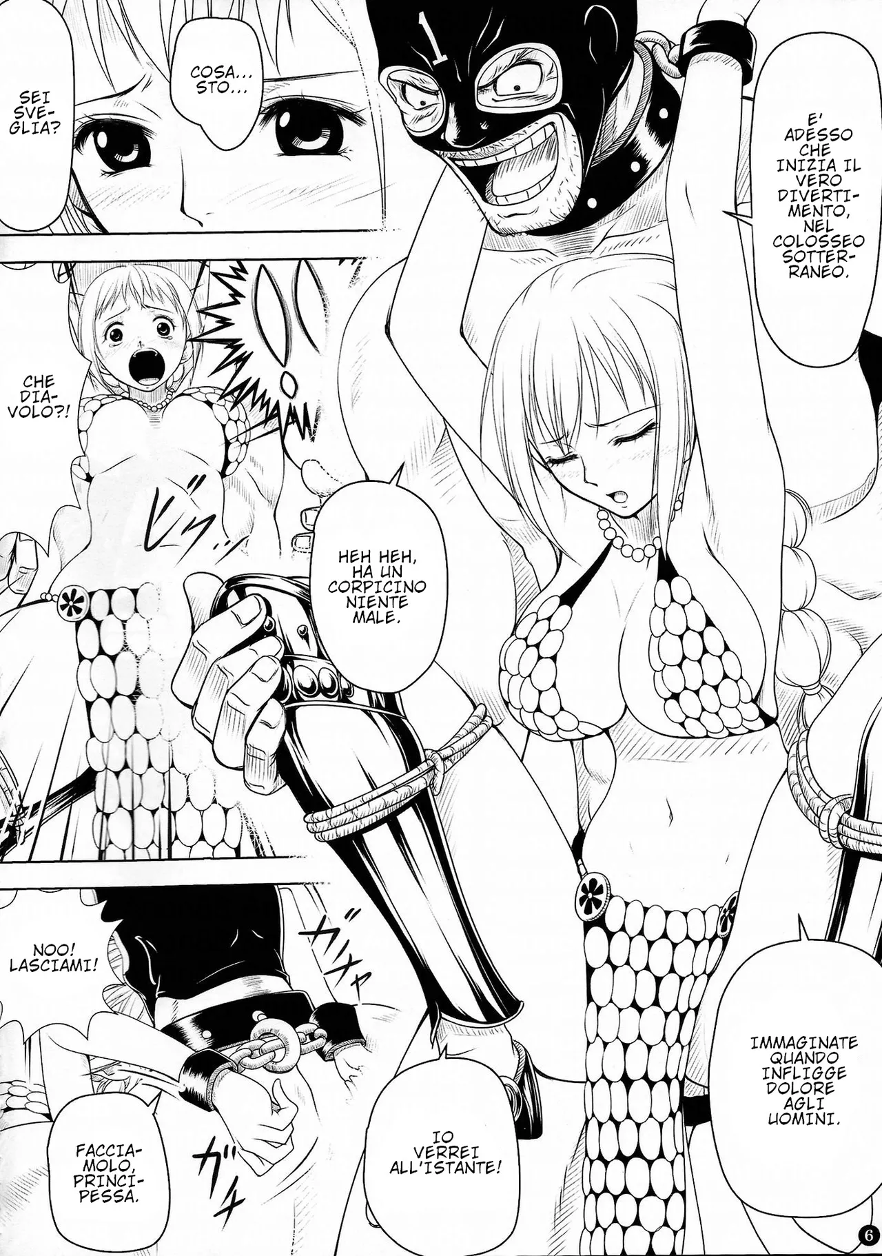 (C86) [Mikenekodou (Muten)] VANQUISH | La Gladiatrice (One Piece) [Italian] Bildnummer 5