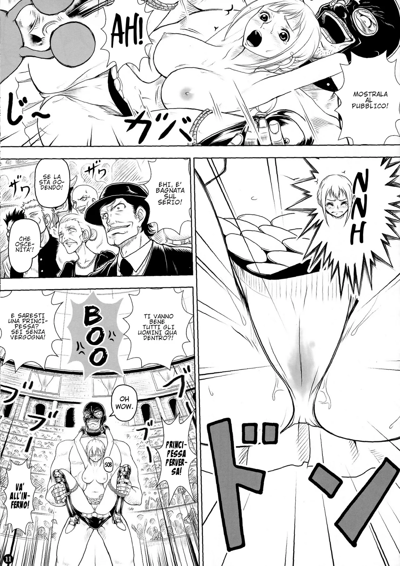 (C86) [Mikenekodou (Muten)] VANQUISH | La Gladiatrice (One Piece) [Italian] Bildnummer 10