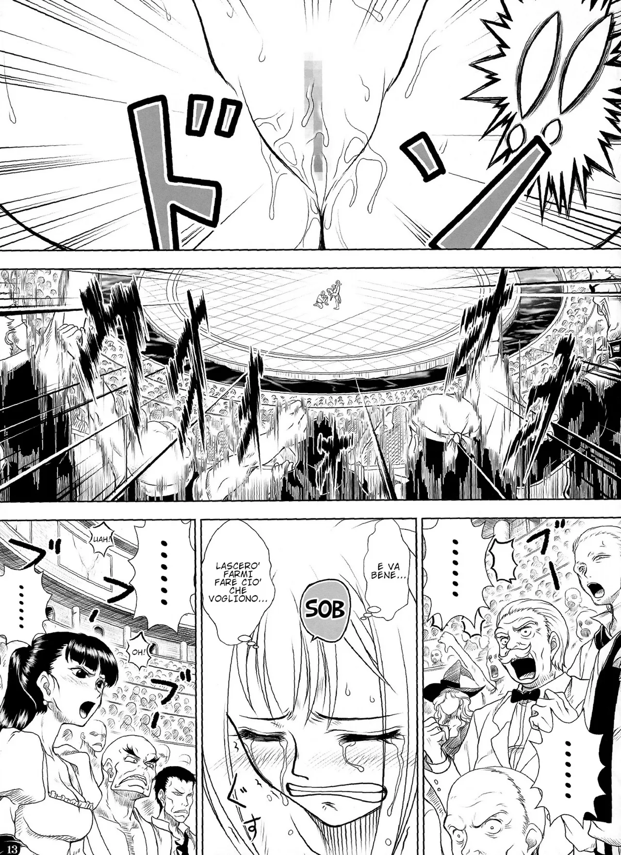 (C86) [Mikenekodou (Muten)] VANQUISH | La Gladiatrice (One Piece) [Italian] Bildnummer 12