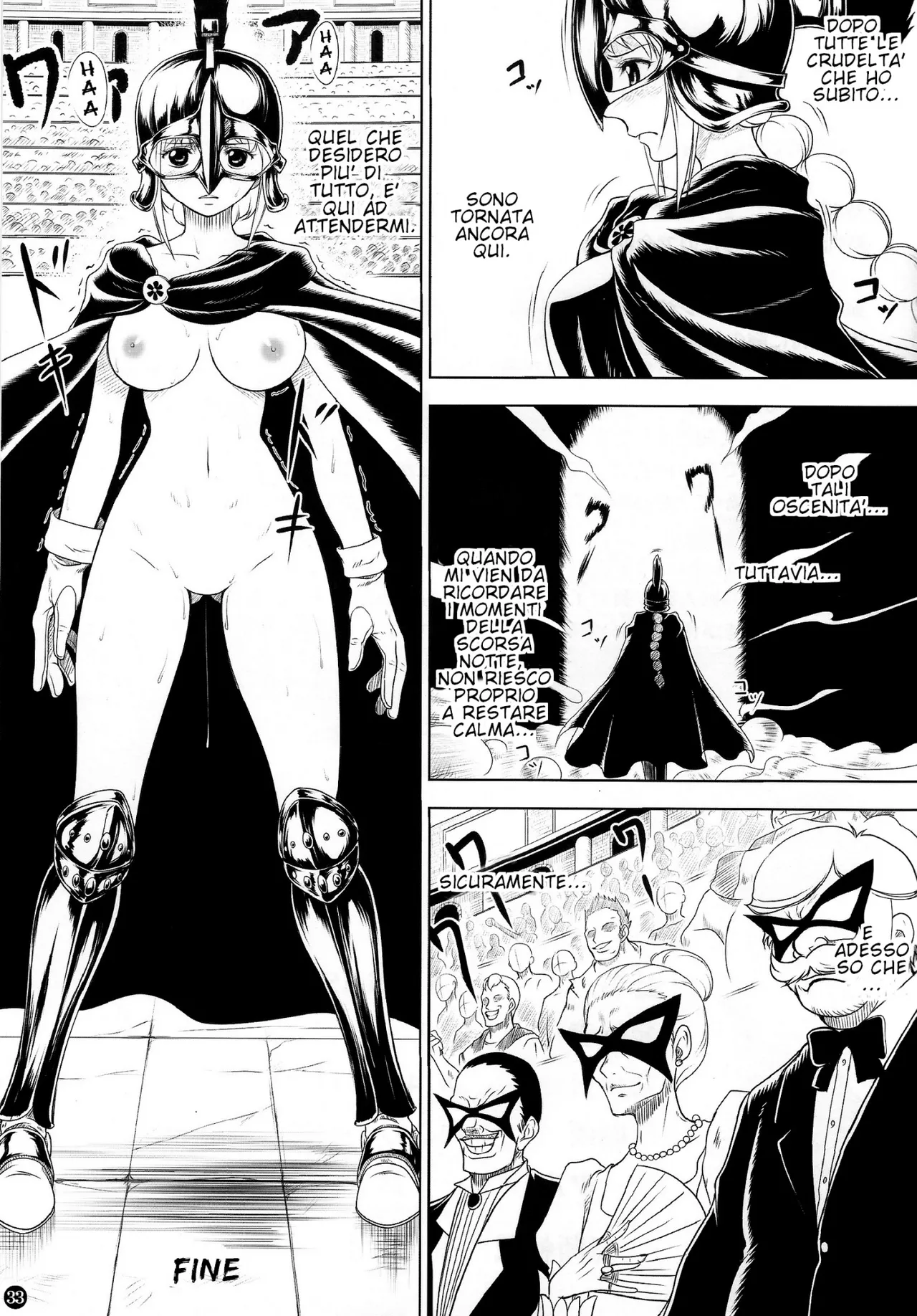 (C86) [Mikenekodou (Muten)] VANQUISH | La Gladiatrice (One Piece) [Italian] Bildnummer 32