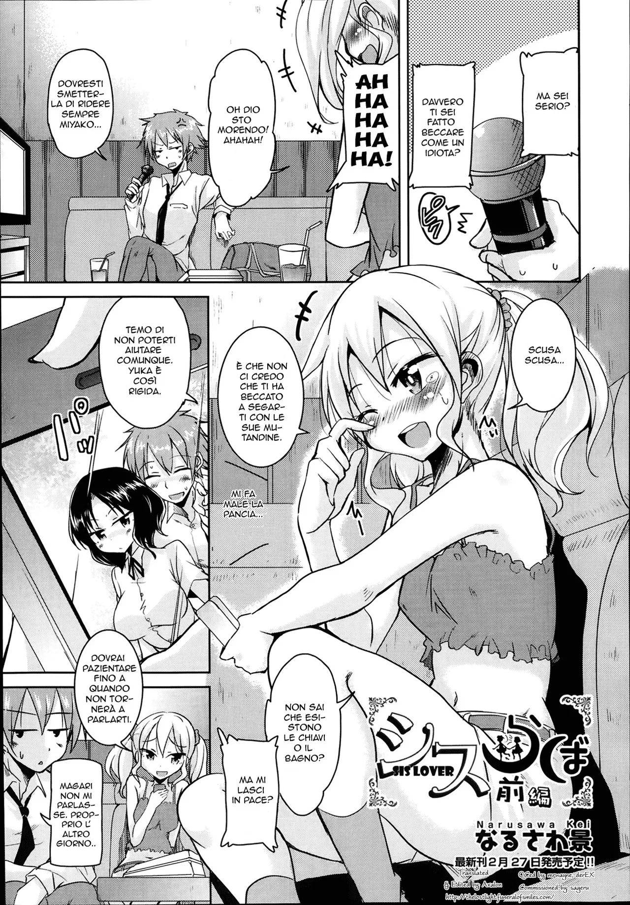 [Narusawa Kei] Sis Lover Zenpen (COMIC AUN 2014-02) [Italian] [Digital] image number 1