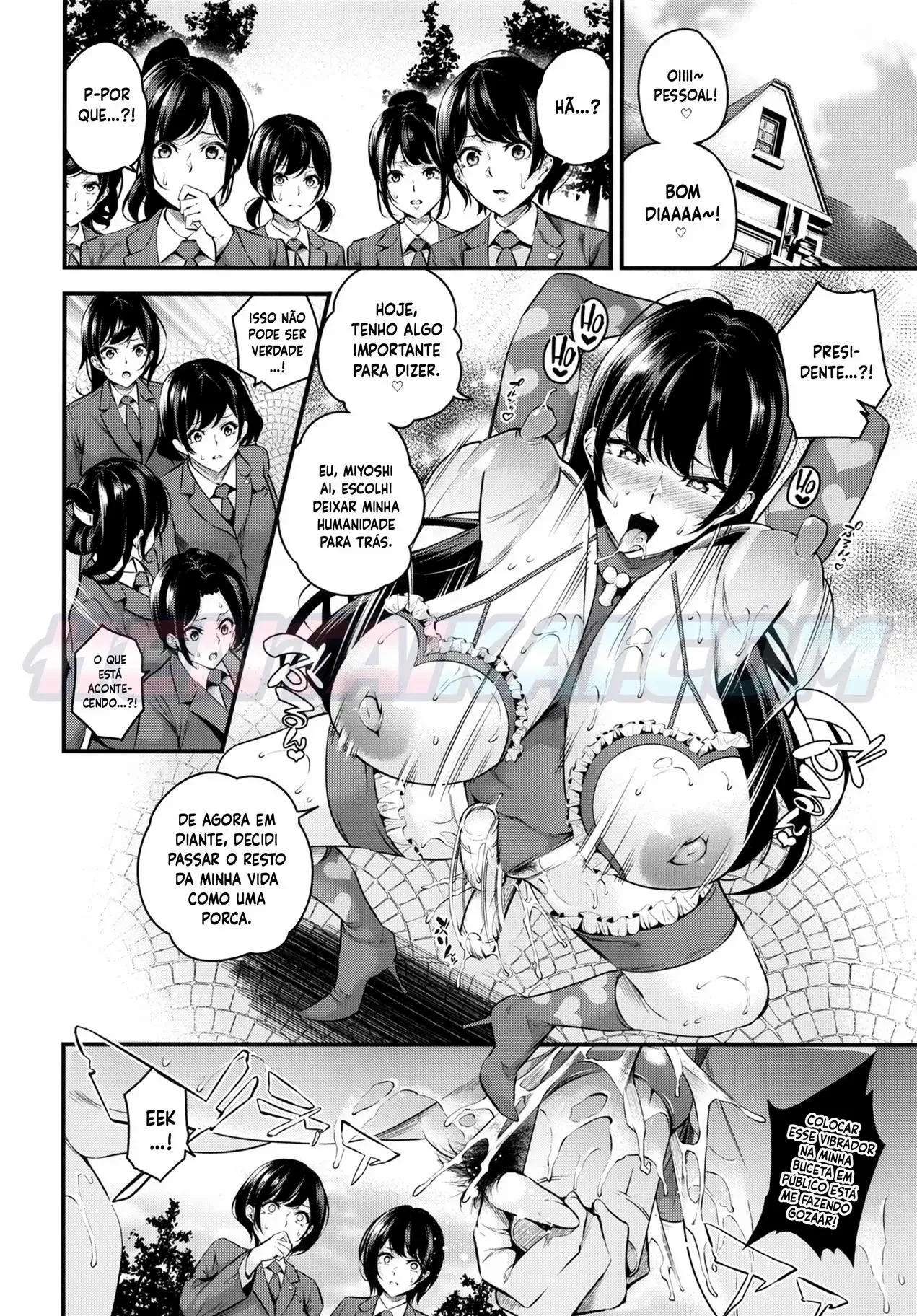 [Nasi-pasuya (Nasipasuta)] Shiramine Gakuen no Mesubuta Kaichou + Shiramine Gakuen no Mesubuta Rijichou [Portuguese-BR] [hentaikai.com] [mundohentaioficial.com] image number 43