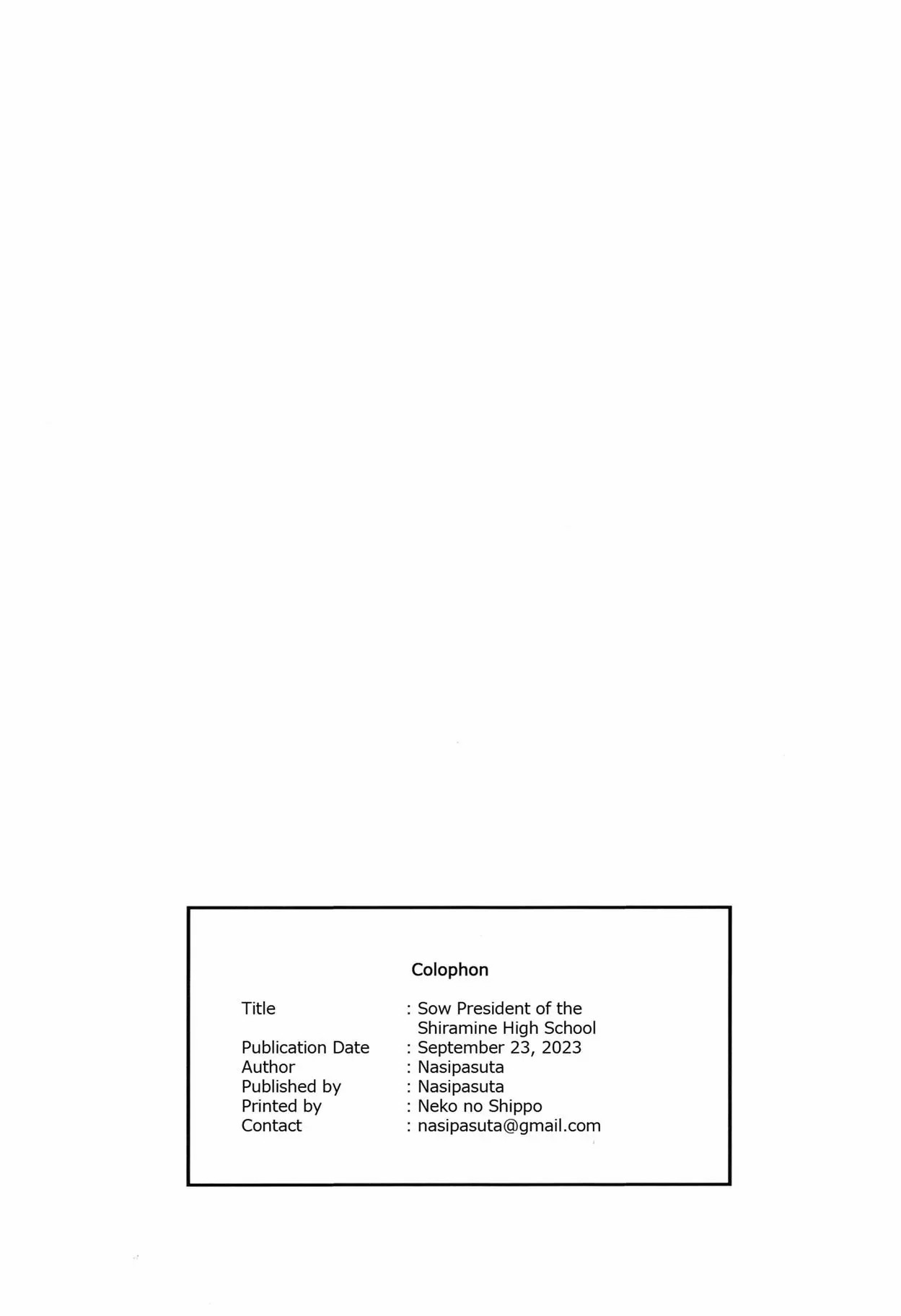 [Nasi-pasuya (Nasipasuta)] Shiramine Gakuen no Mesubuta Kaichou + Shiramine Gakuen no Mesubuta Rijichou [Portuguese-BR] [hentaikai.com] [mundohentaioficial.com] image number 45