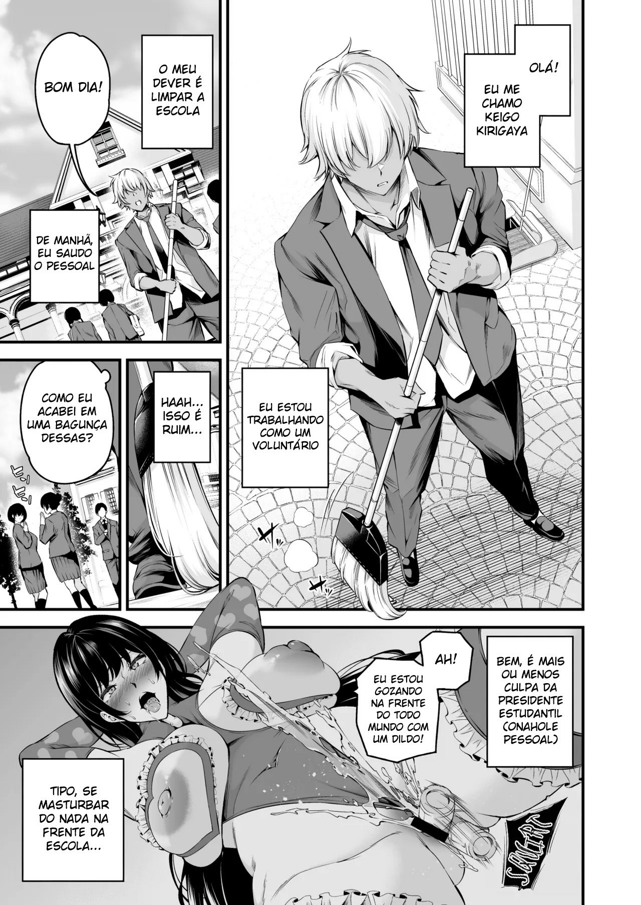 [Nasi-pasuya (Nasipasuta)] Shiramine Gakuen no Mesubuta Kaichou + Shiramine Gakuen no Mesubuta Rijichou [Portuguese-BR] [hentaikai.com] [mundohentaioficial.com] image number 48